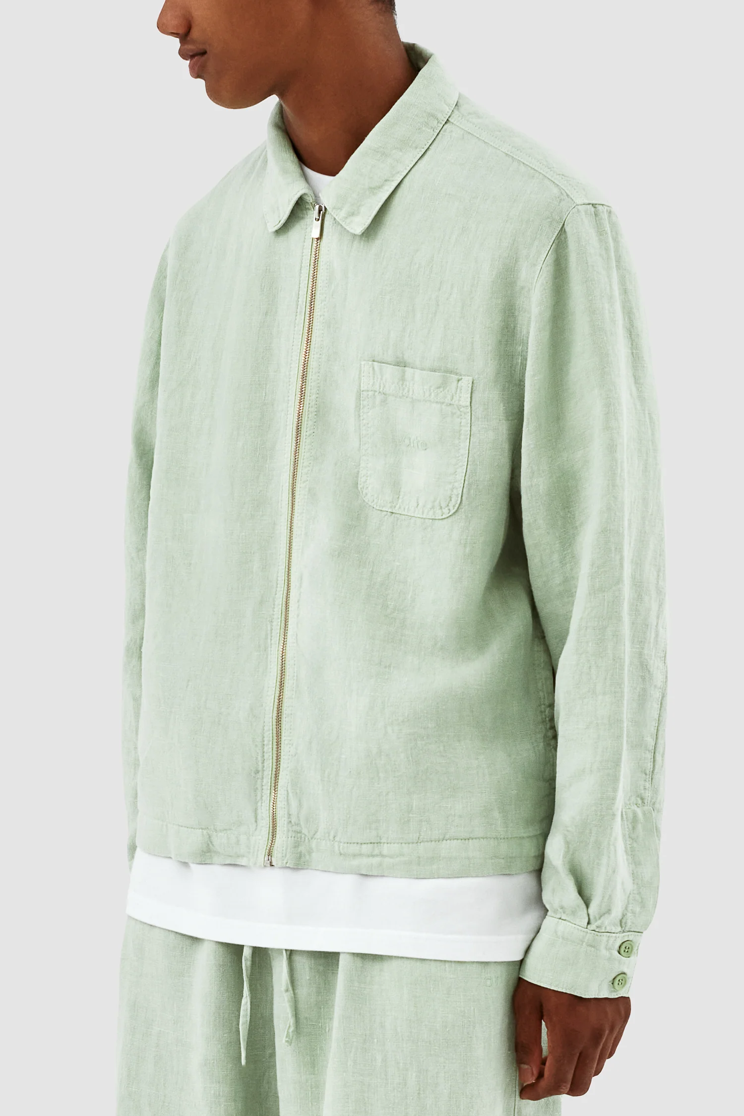 Veste Jan Linnen - Vert - Image 7