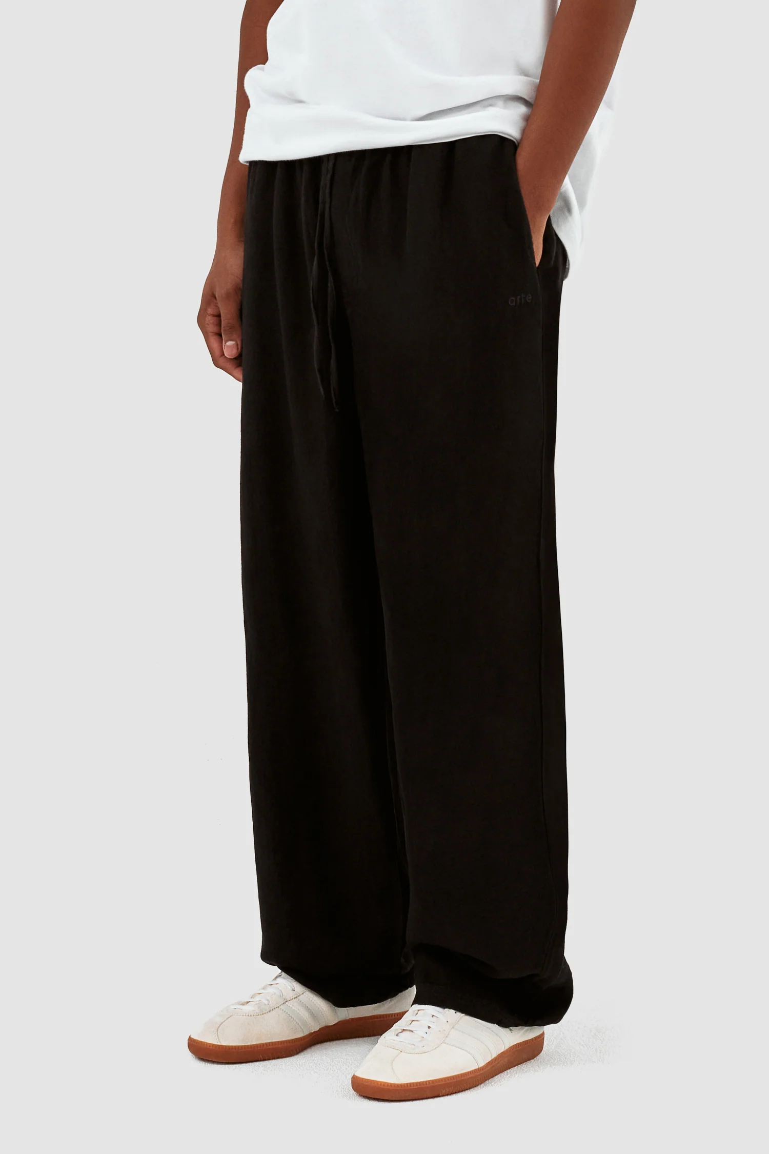Jan Linnen Pantalon - Noir - Image 7