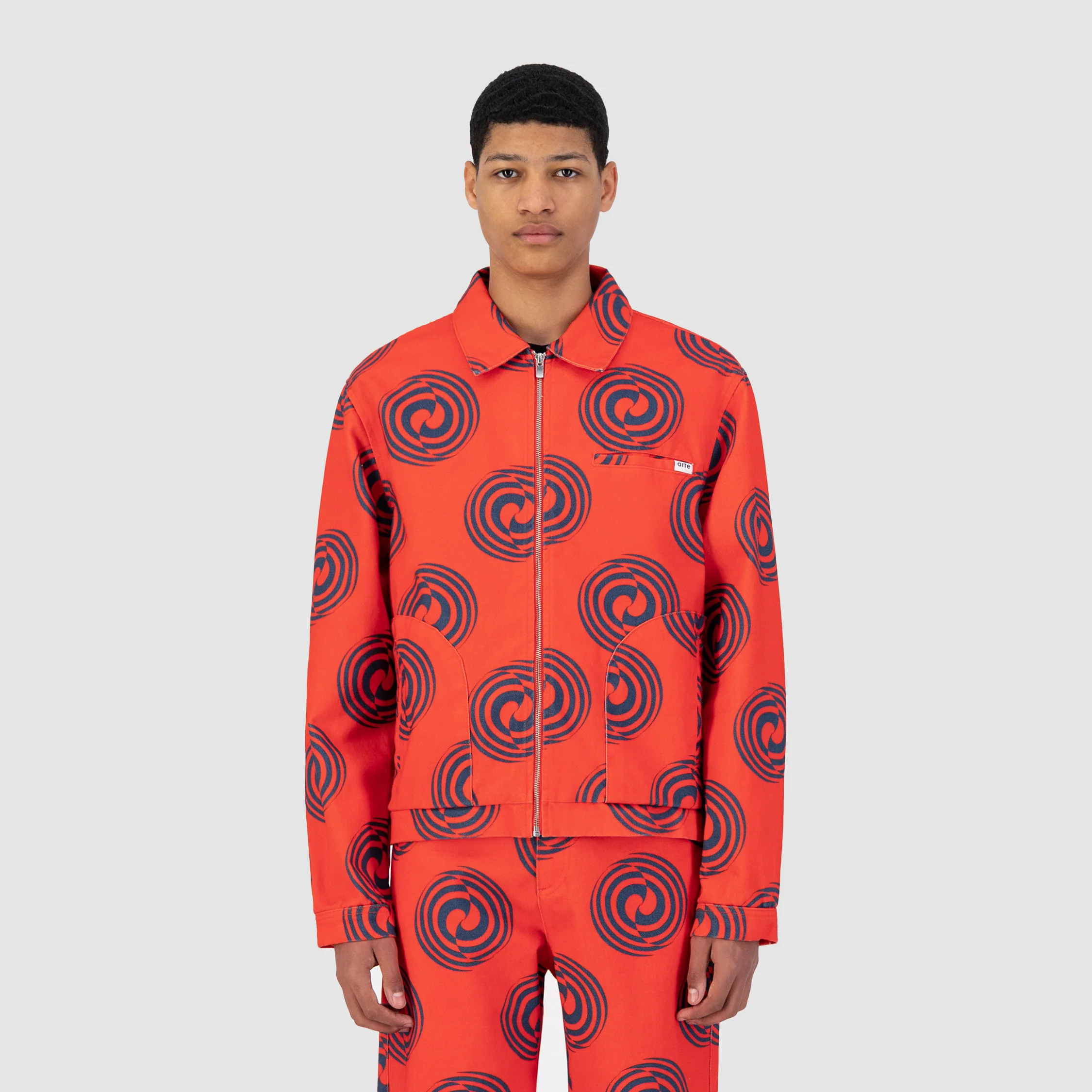 Veste Janco Swirl - Rouge/Marine