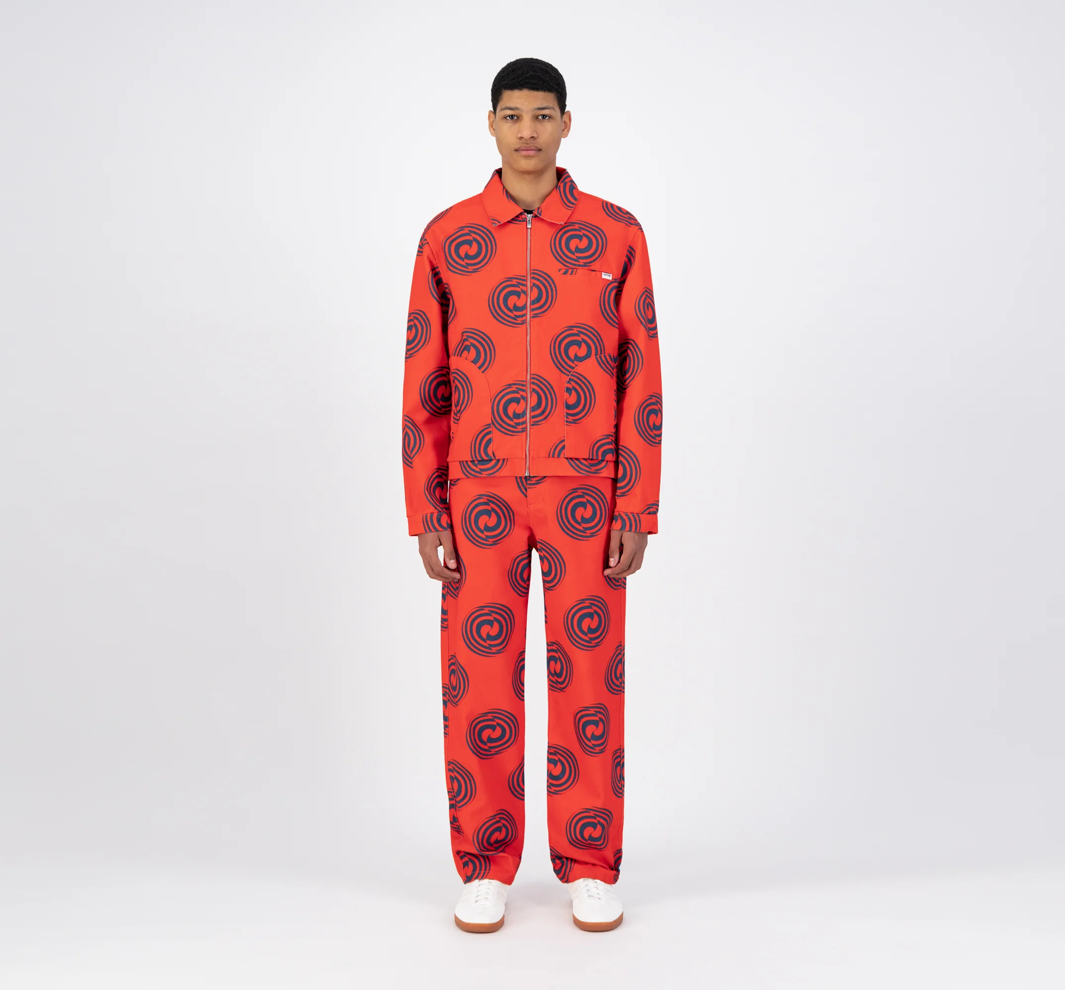 Veste Janco Swirl - Rouge/Marine - Image 4