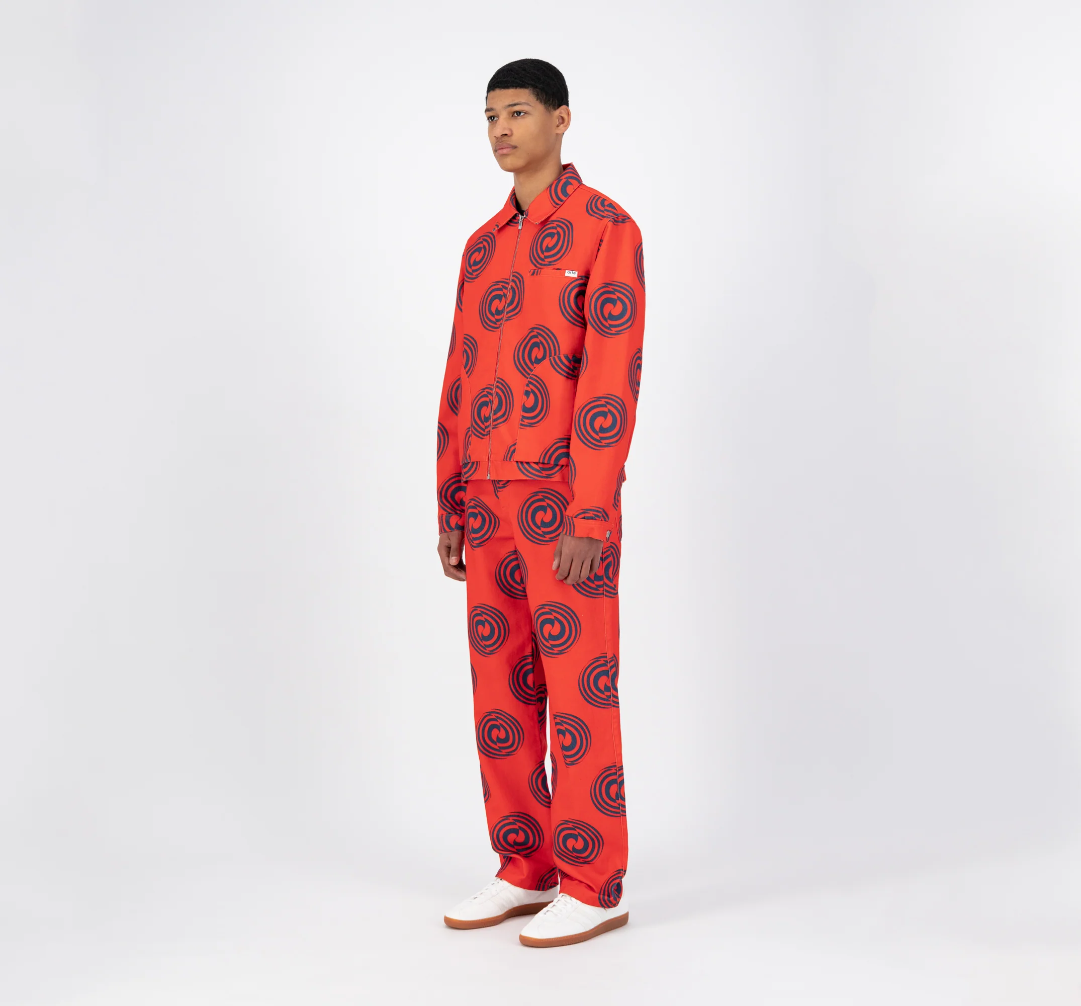 Veste Janco Swirl - Rouge/Marine - Image 5