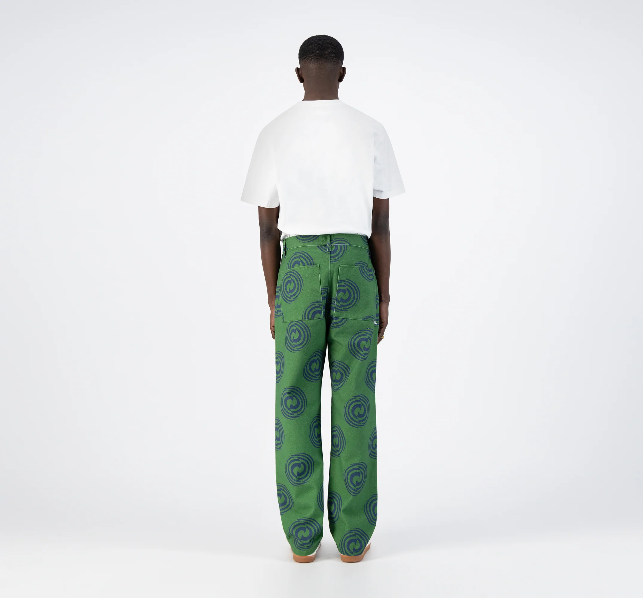 Pantalon Janco Swirl - Vert/Marine - Image 6