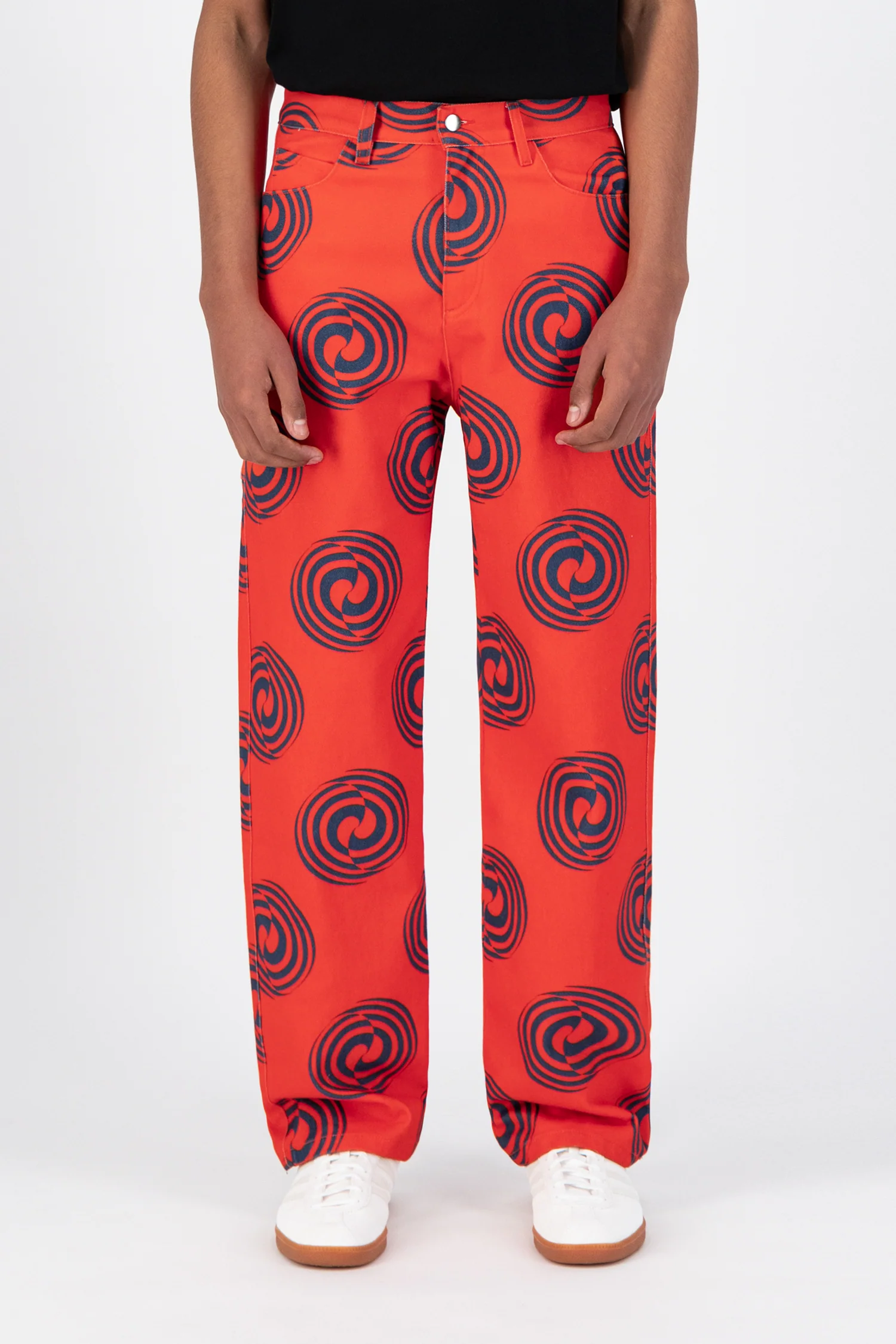 Pantalon Janco Swirl - Rouge/Marine - Image 2