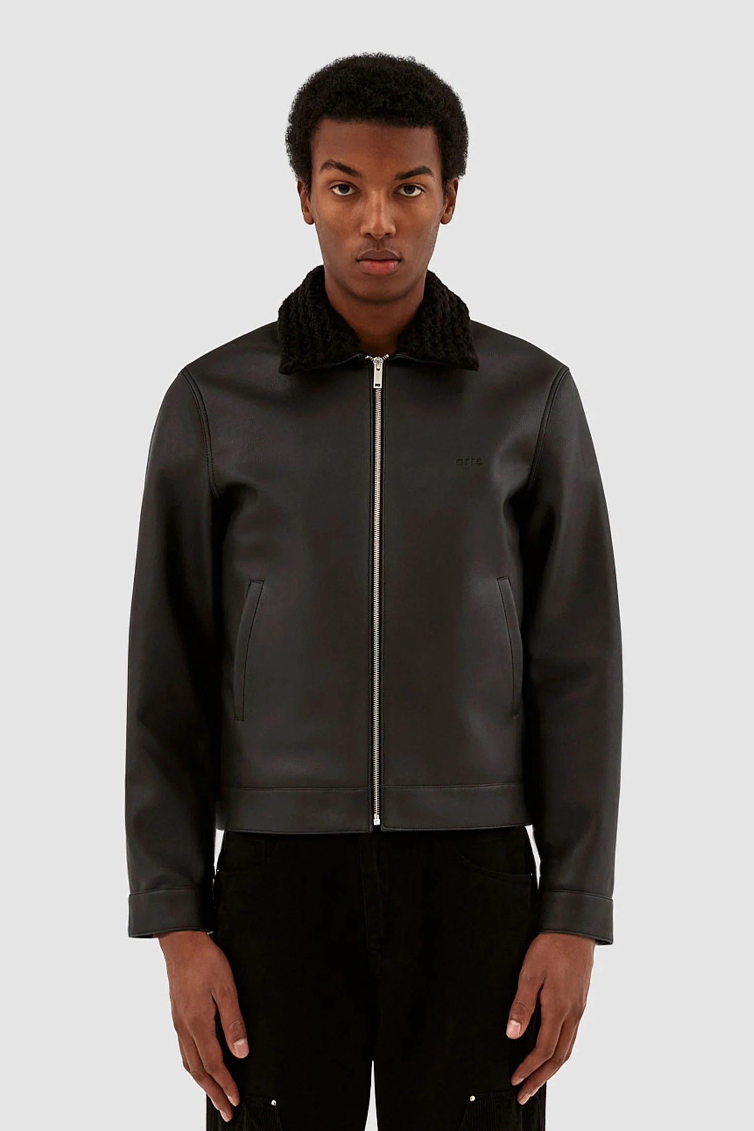 Veste à col Jasper - Noir - Image 2