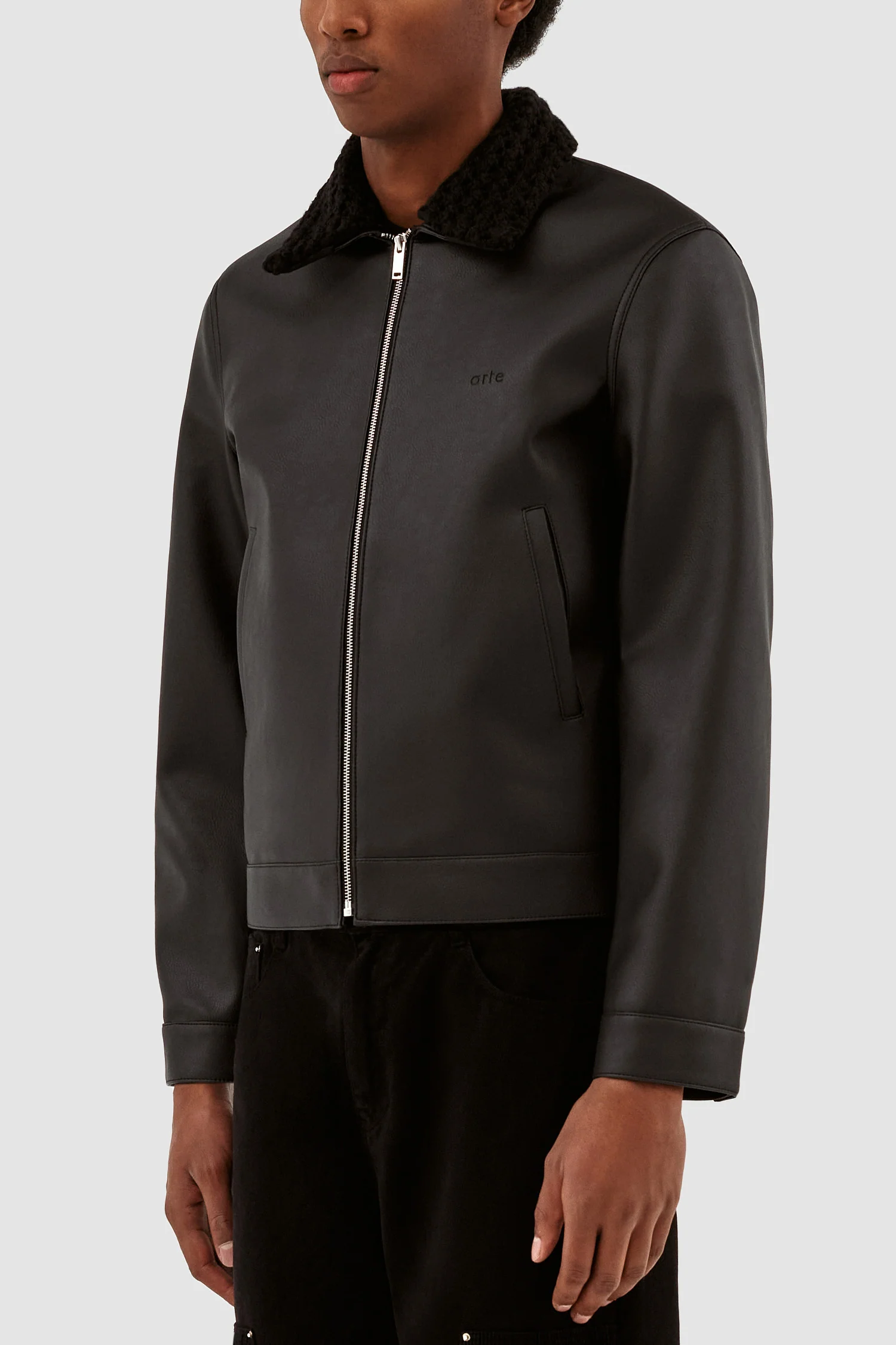 Veste à col Jasper - Noir - Image 4