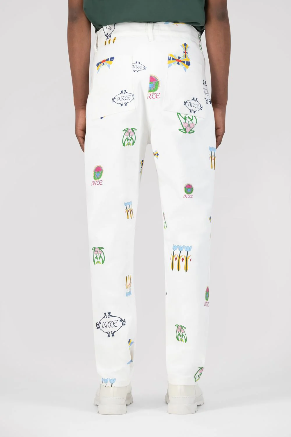 Pantalon Jean Logo - Blanc - NO ARCHIVE SALE - Image 2