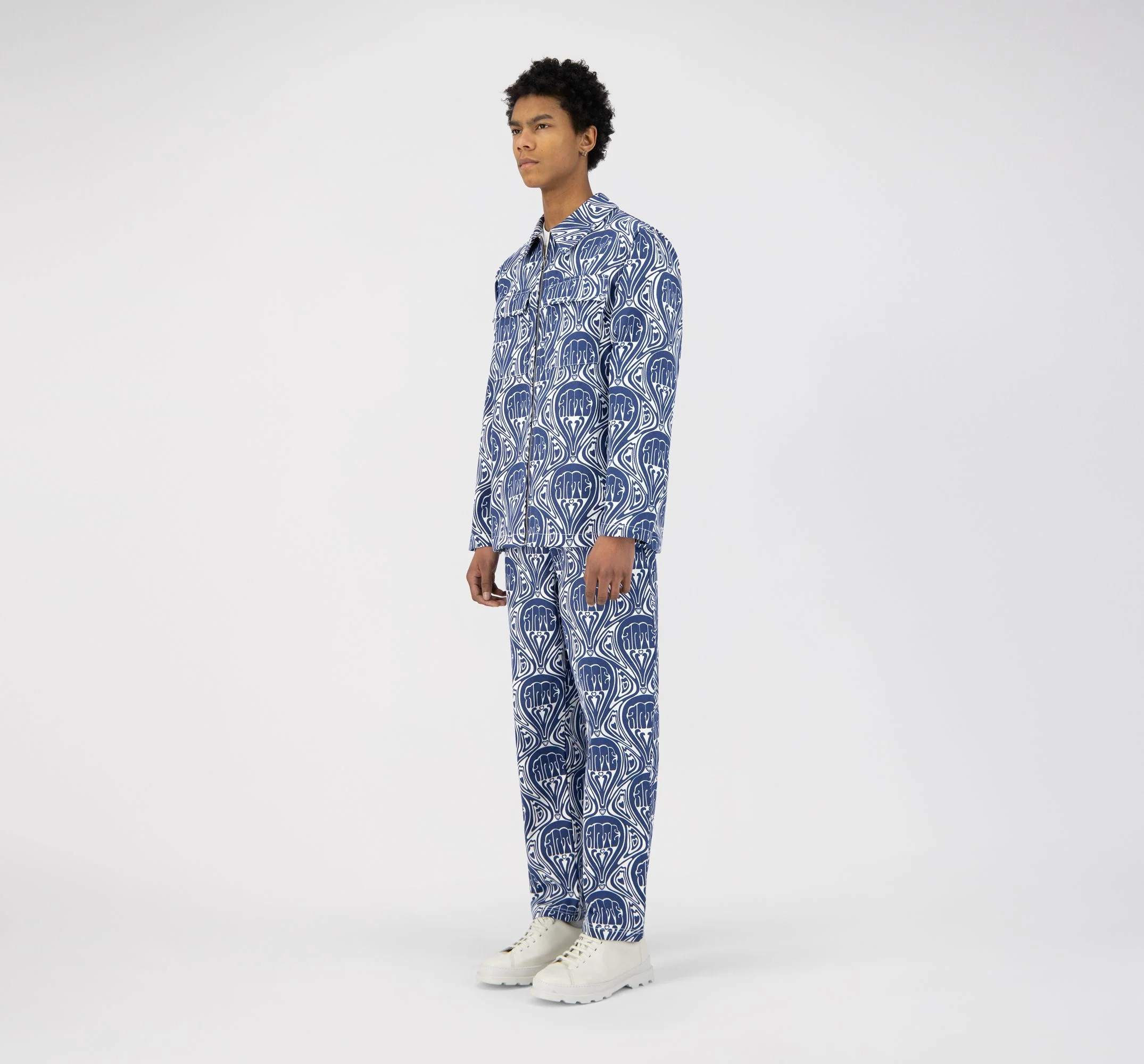 Veste Jean Novo - Bleu/Blanc - Image 5