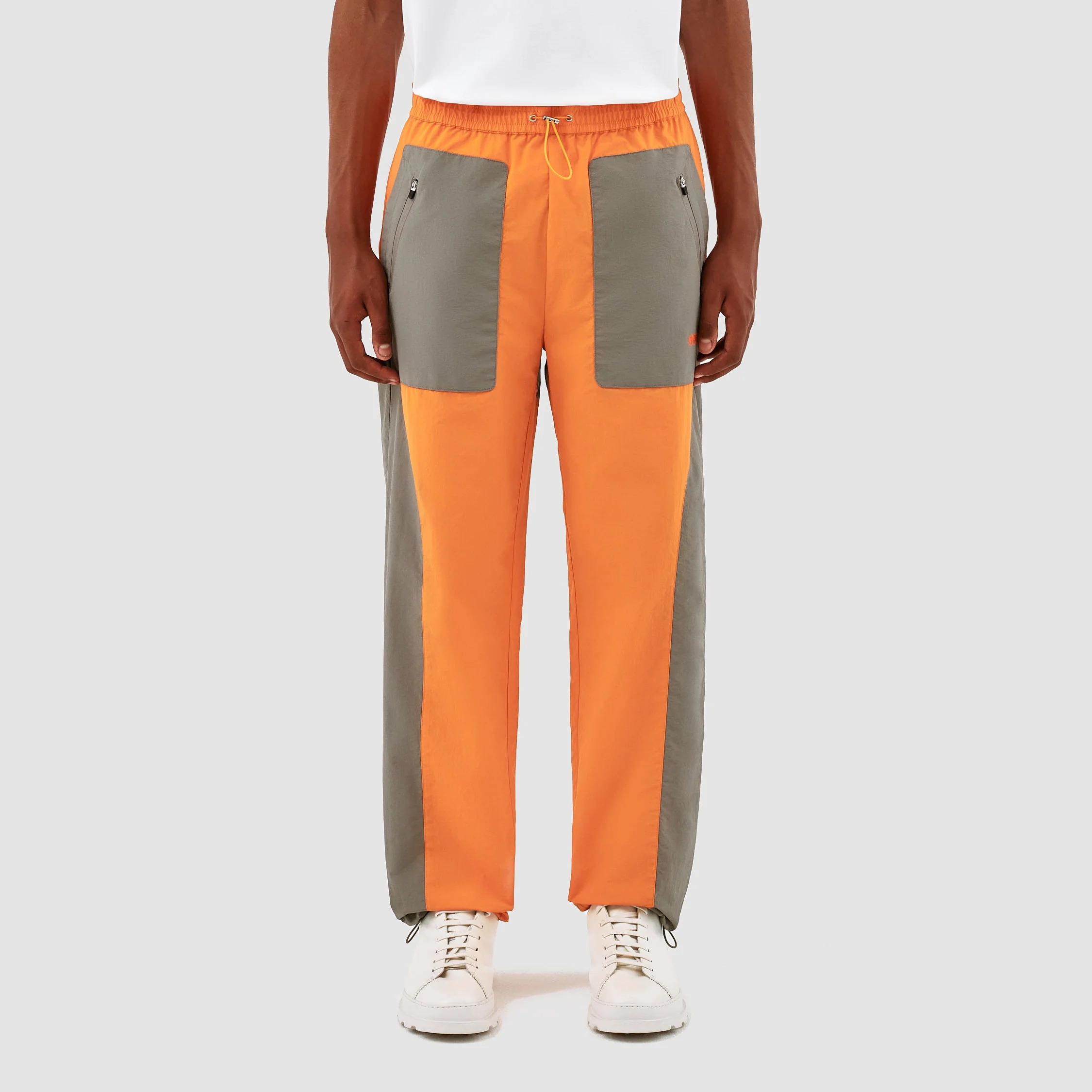 Pantalon Jeff - Orange/Gris