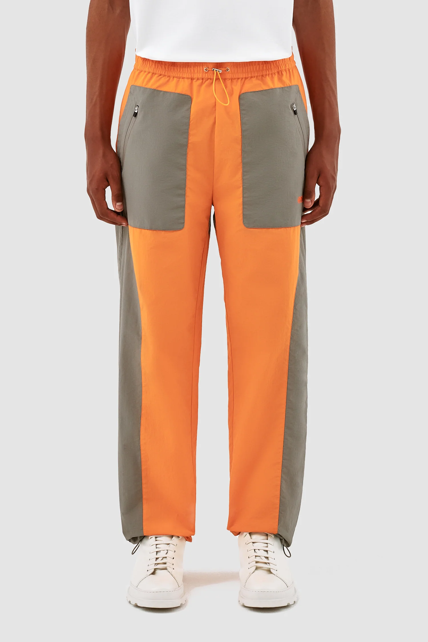 Pantalon Jeff - Orange/Gris - Image 2