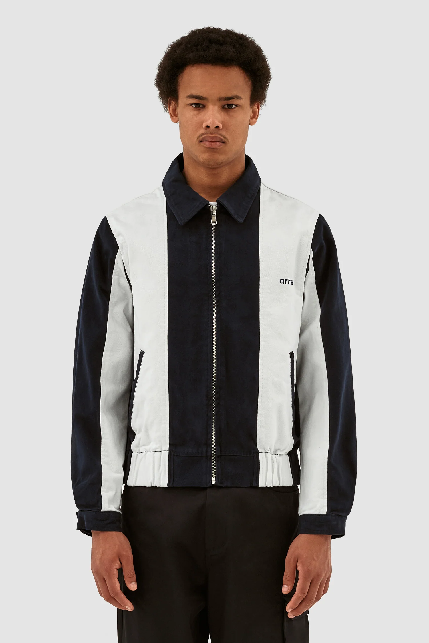 Jeffrey Stripe - Marine/Blanc - Image 2