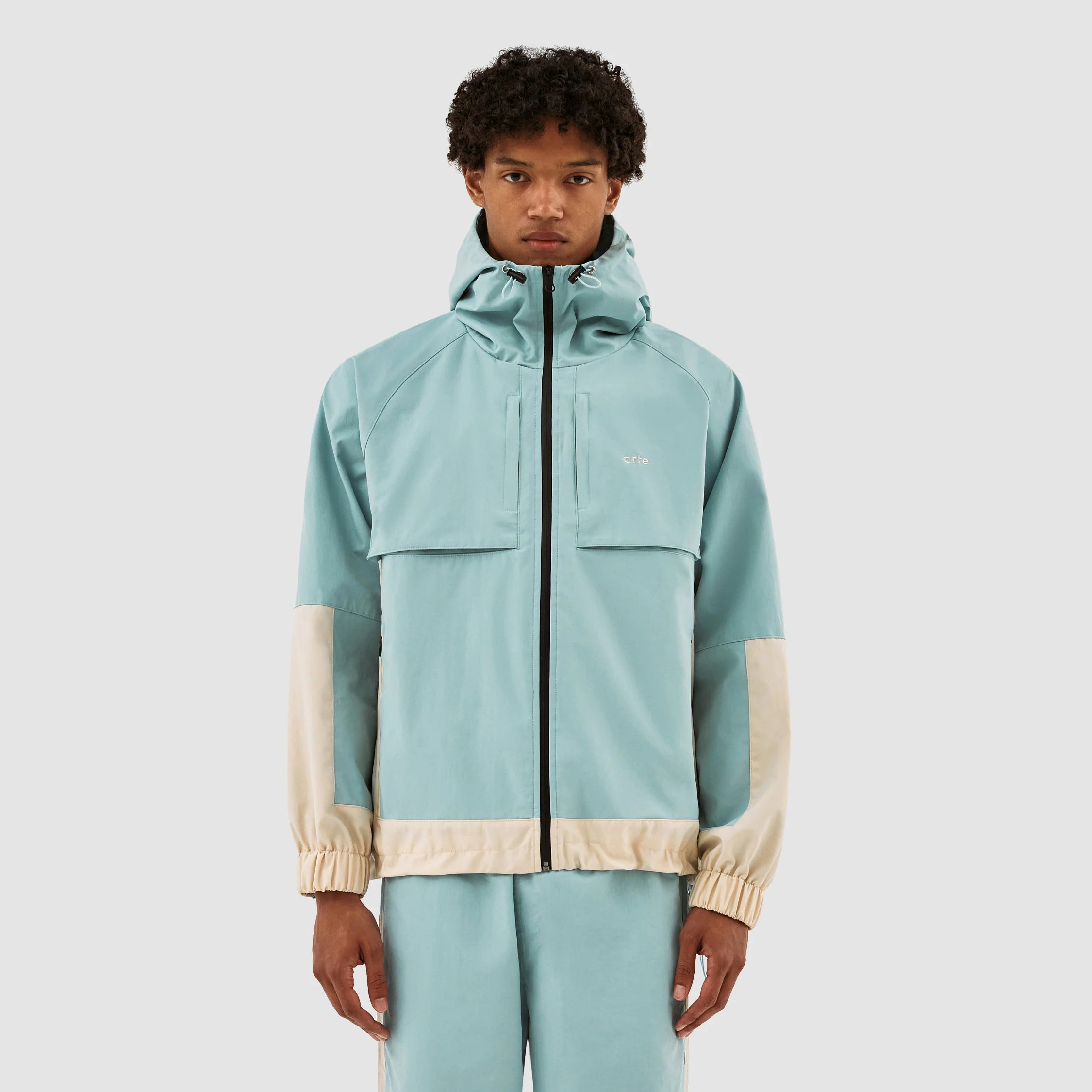Veste Jeremy - Bleu clair/crème