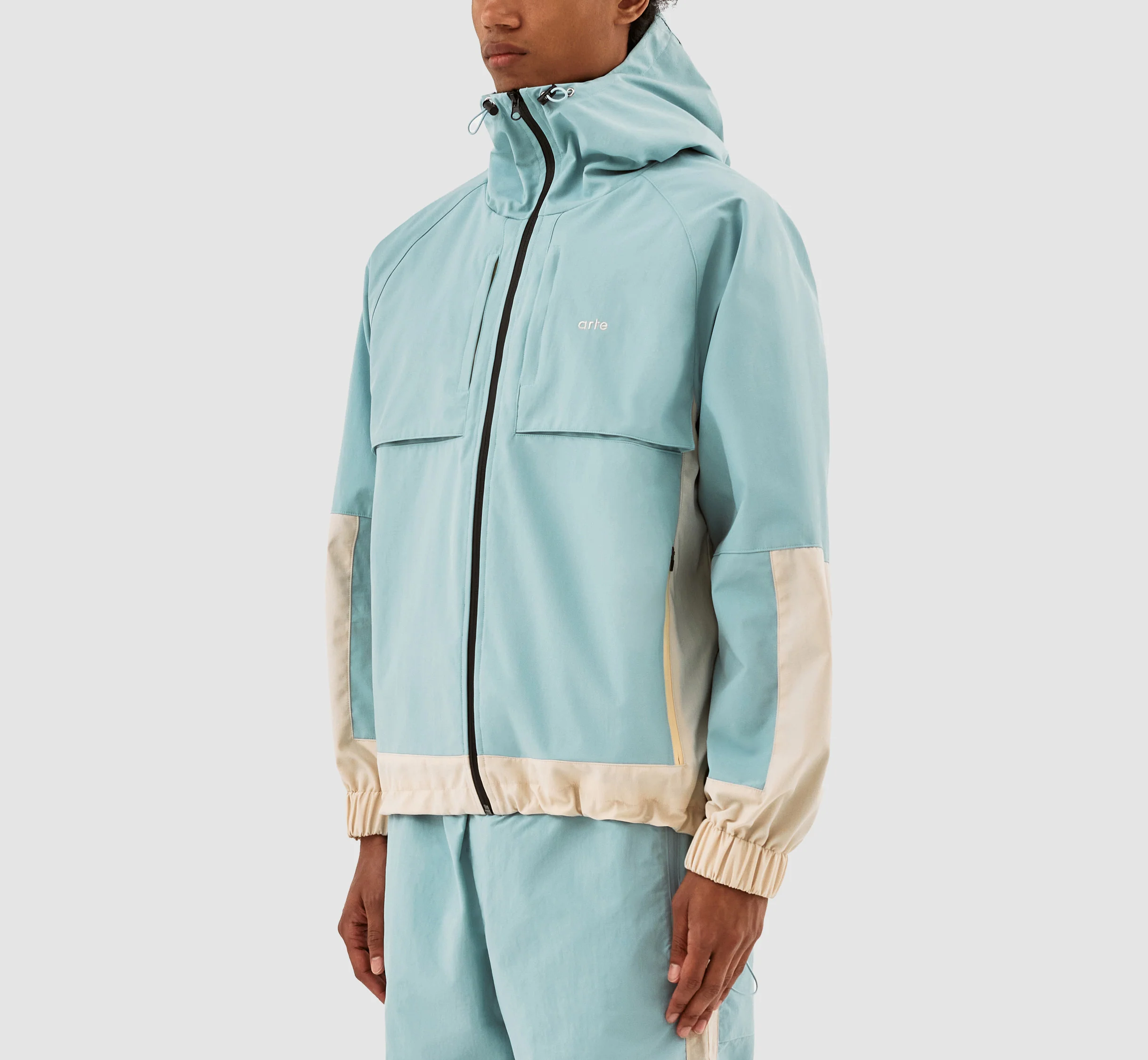 Veste Jeremy - Bleu clair/crème - Image 4