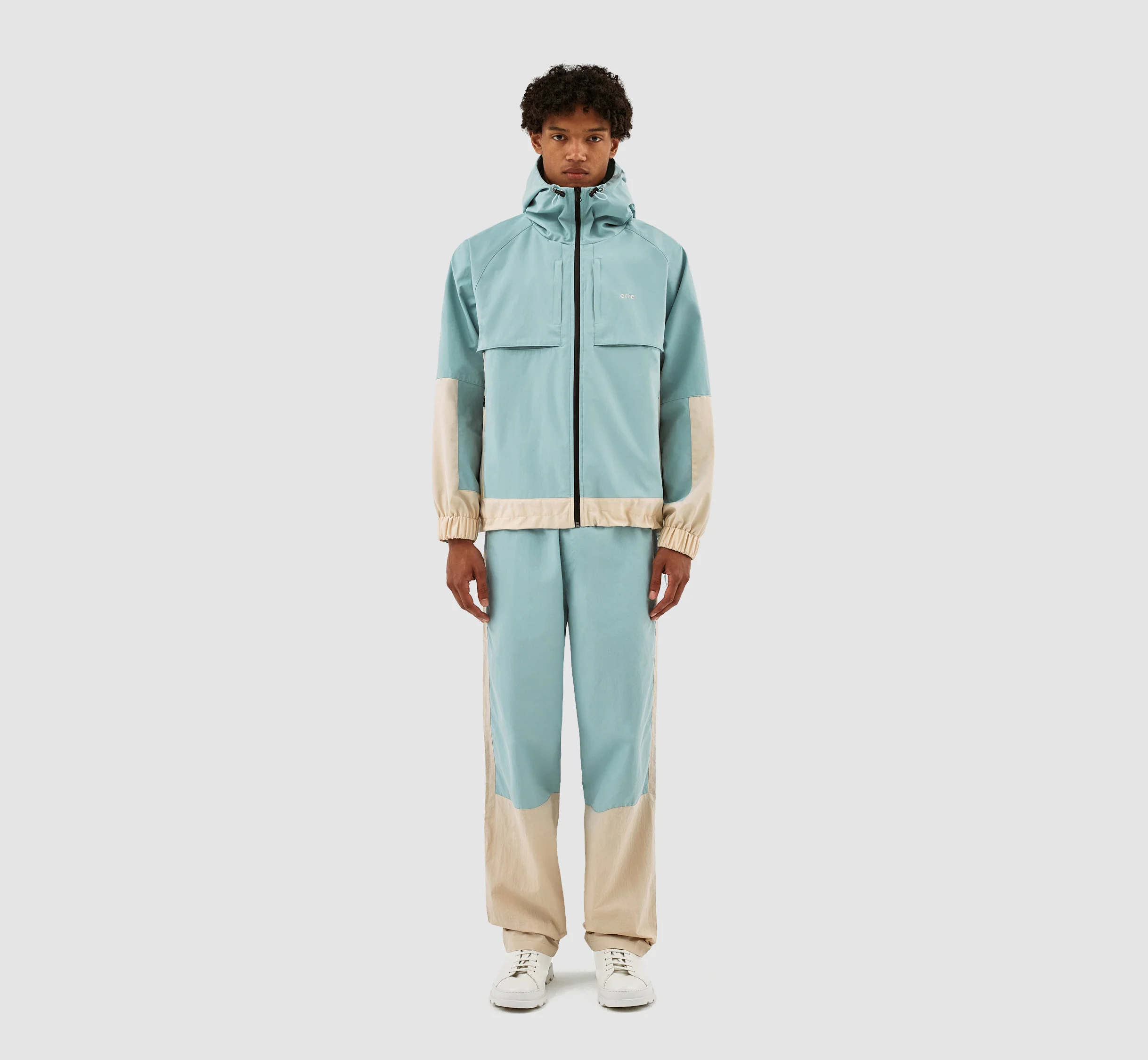 Veste Jeremy - Bleu clair/crème - Image 5