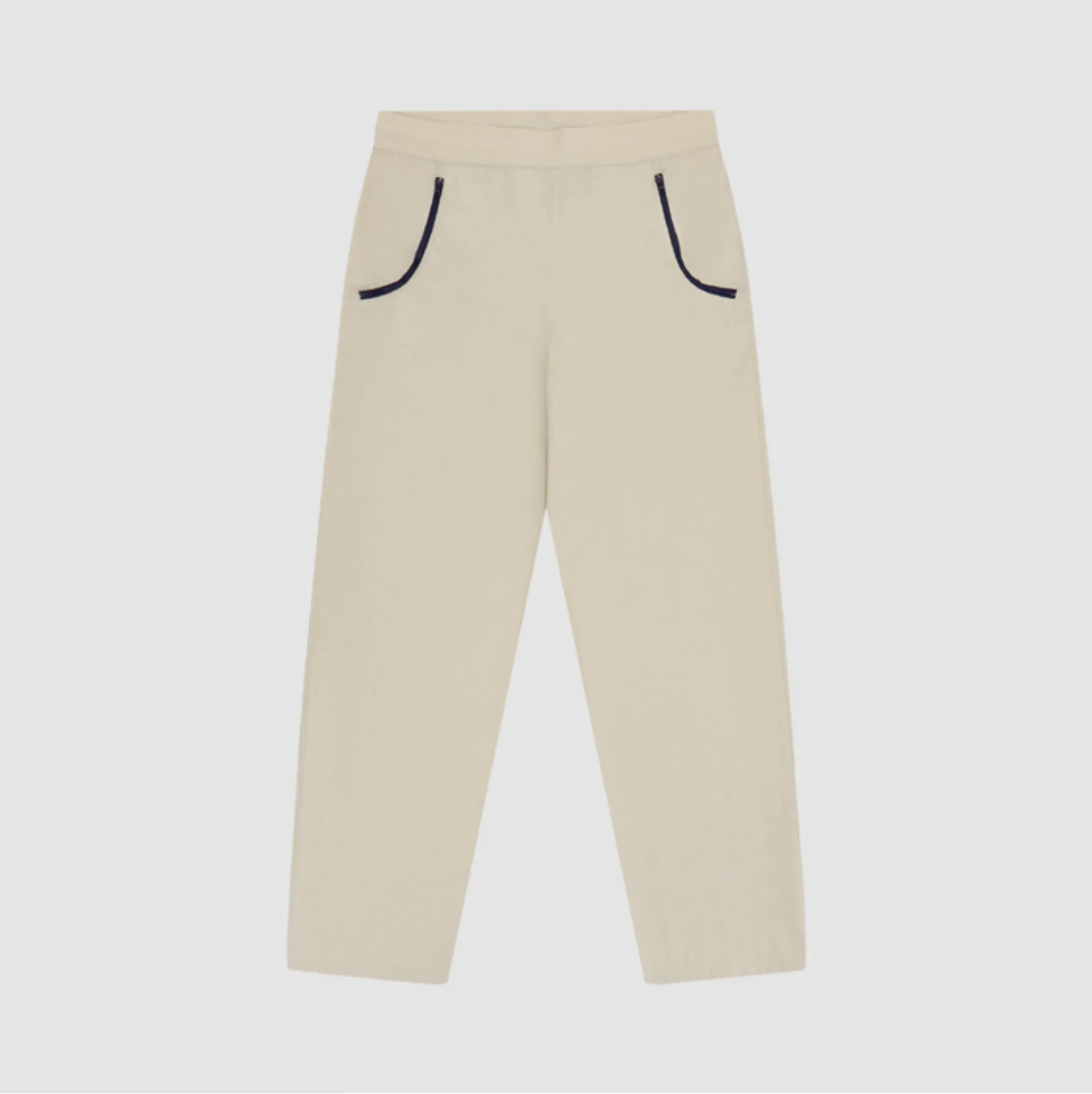 Pantalon à poches Jesse - Crème/Marine