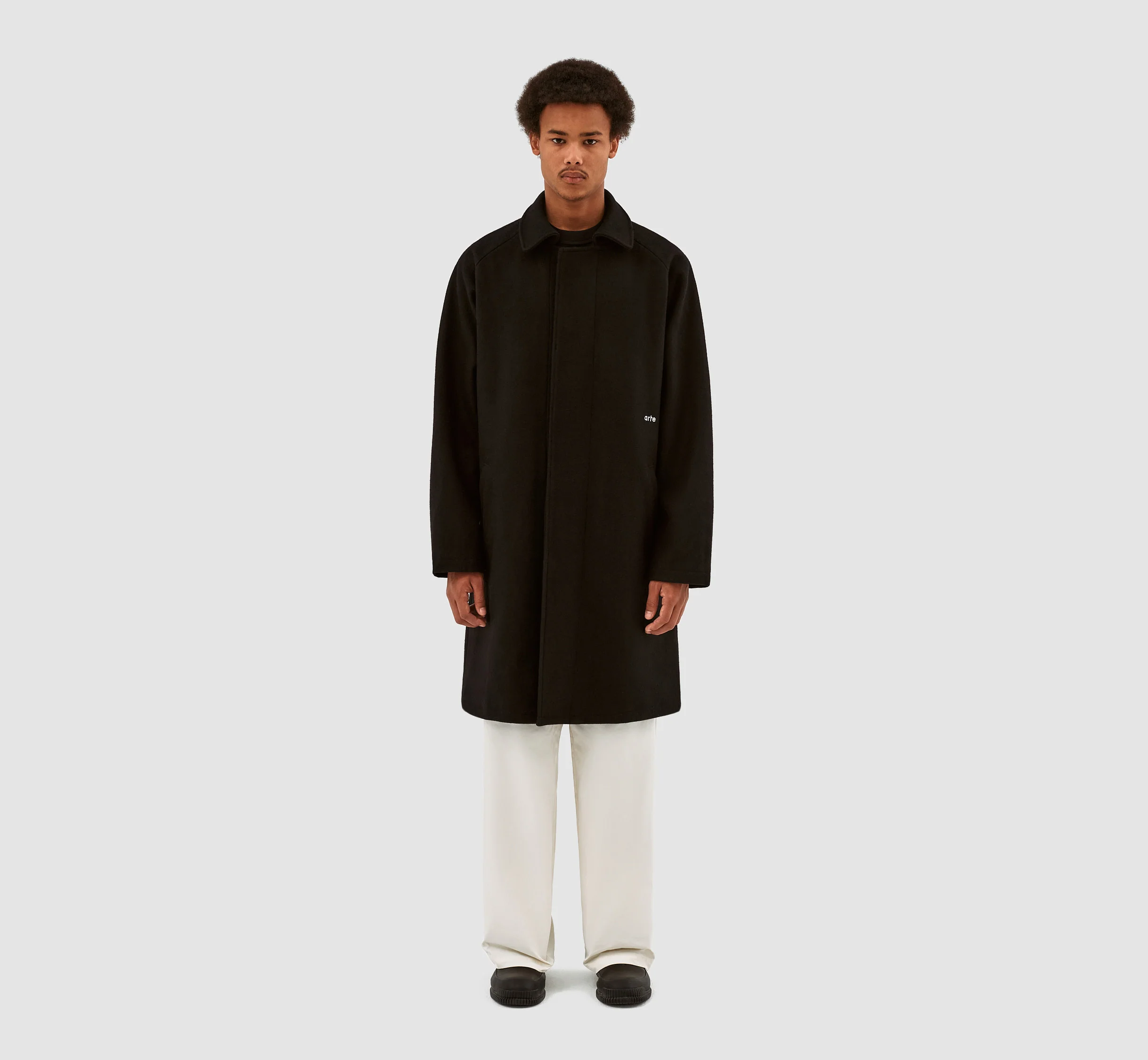 Manteau en laine Jesse - Noir - Image 5