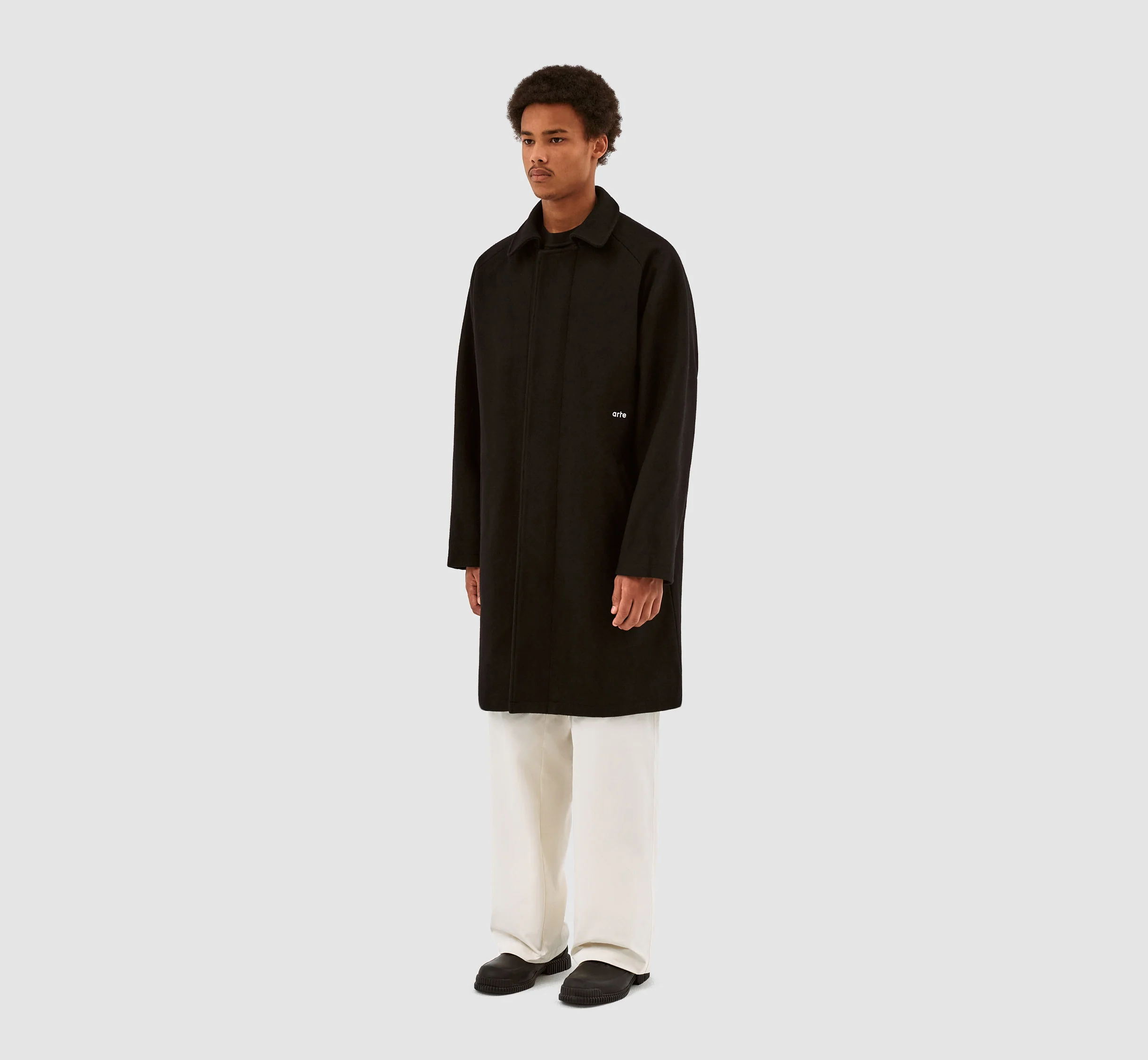 Manteau en laine Jesse - Noir - Image 6