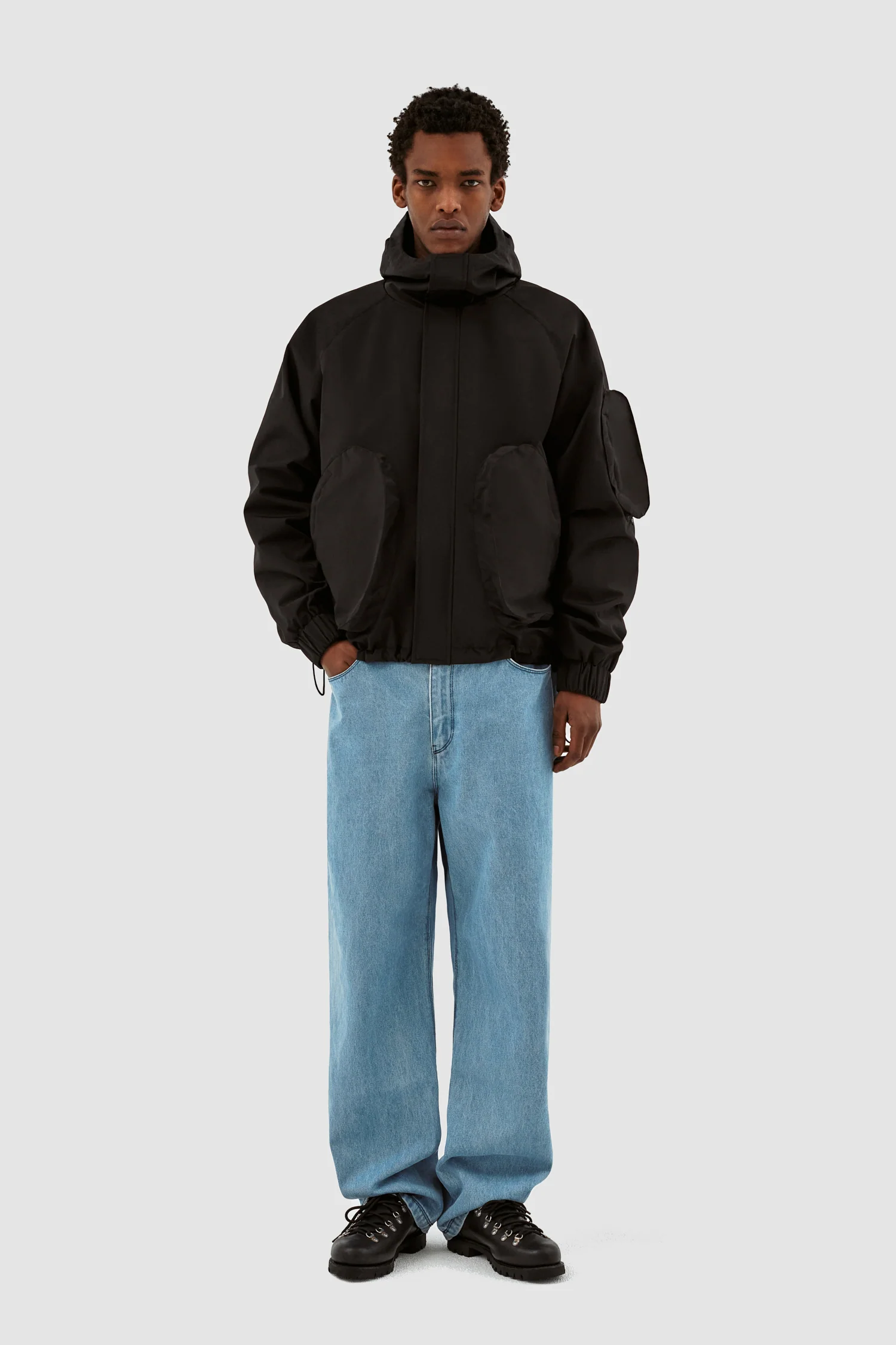 Veste Jim 3D à poches - Noir - Image 4