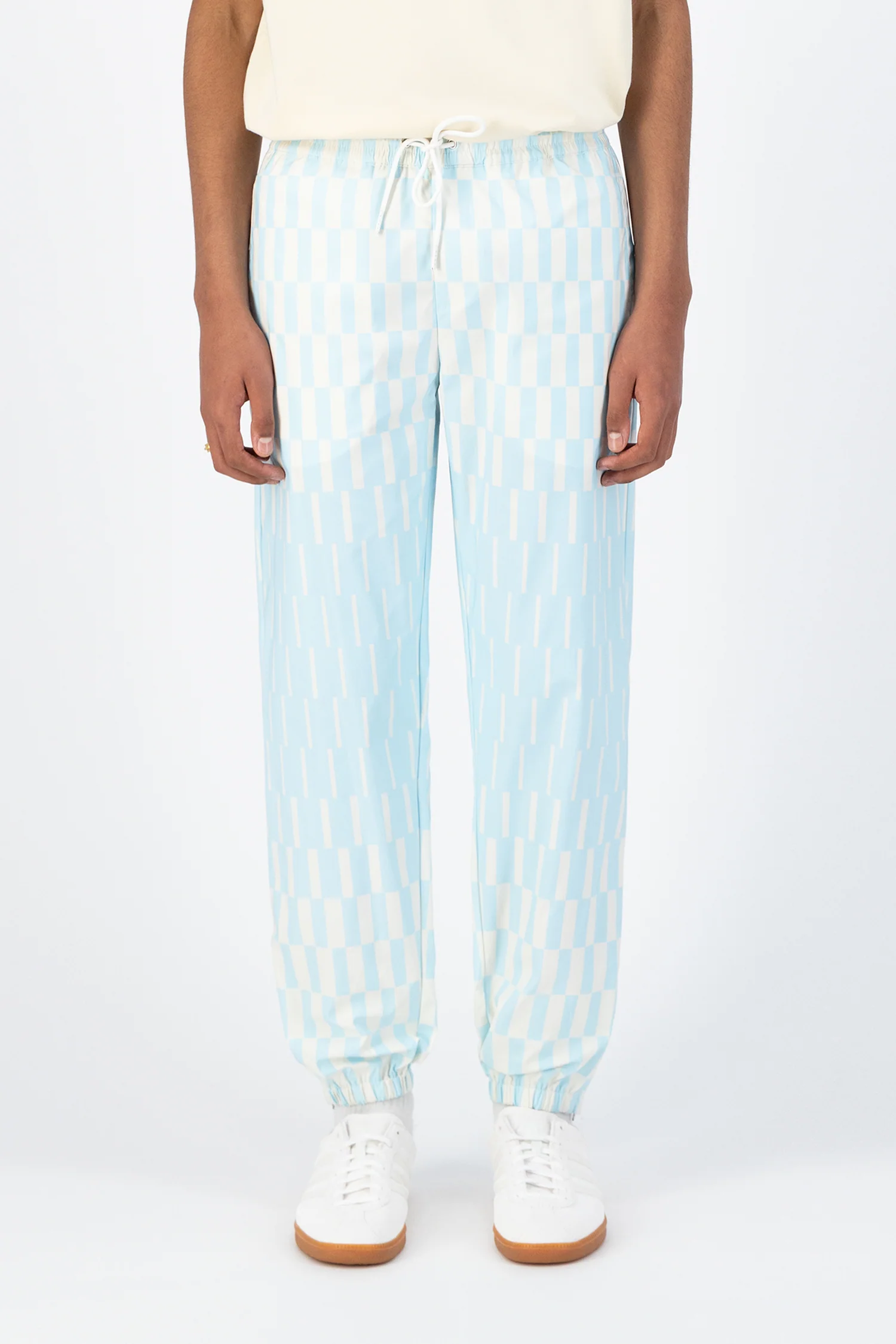 Pantalon Jo - Bleu clair/crème - Image 2