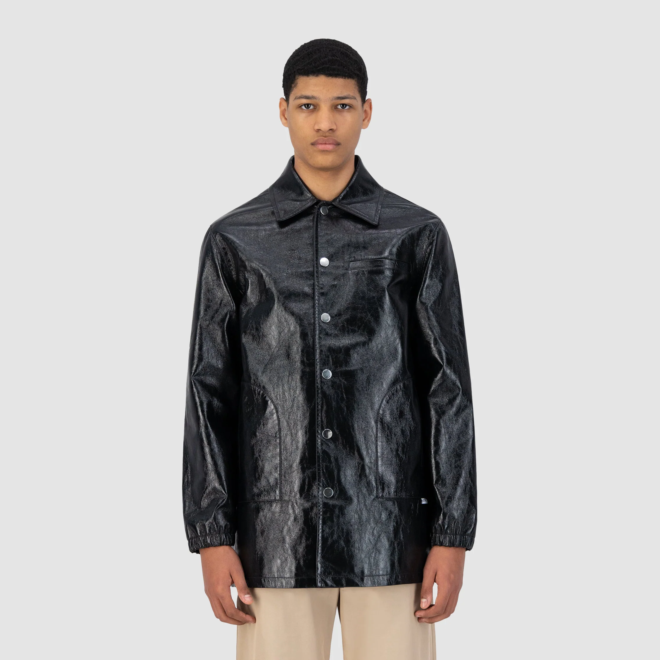 Veste Joe Patent - Noir