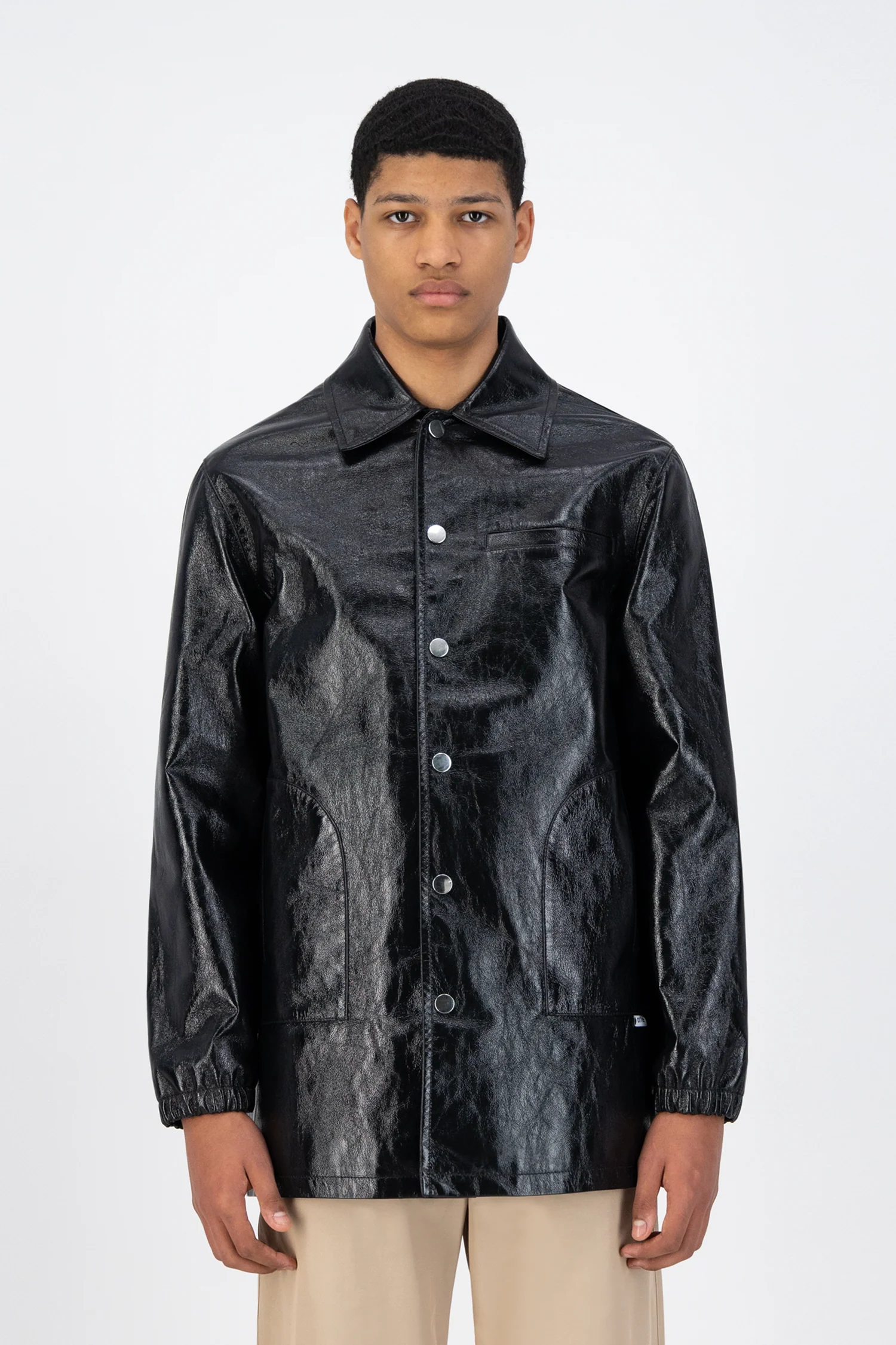 Veste Joe Patent - Noir - Image 2