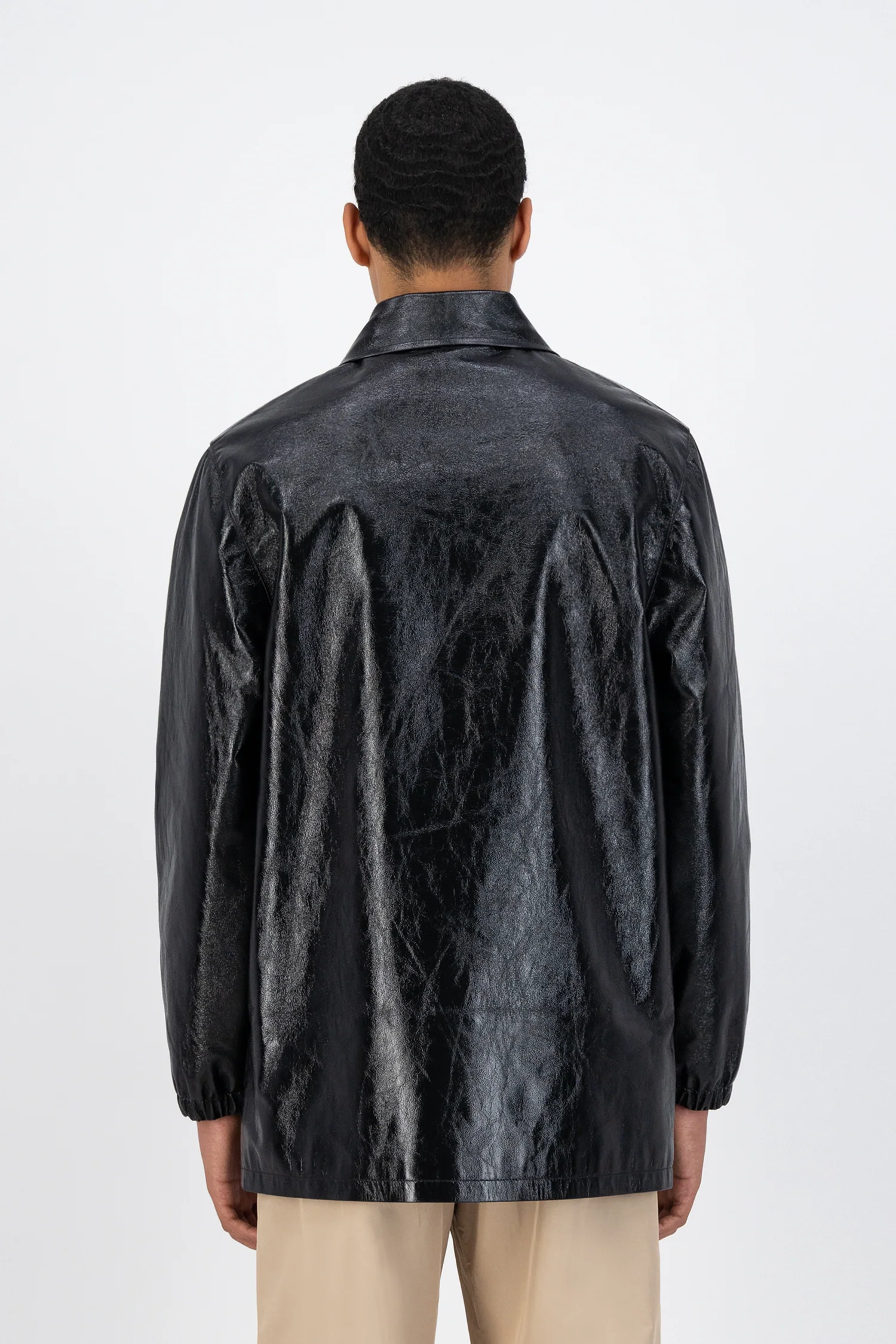 Veste Joe Patent - Noir - Image 3