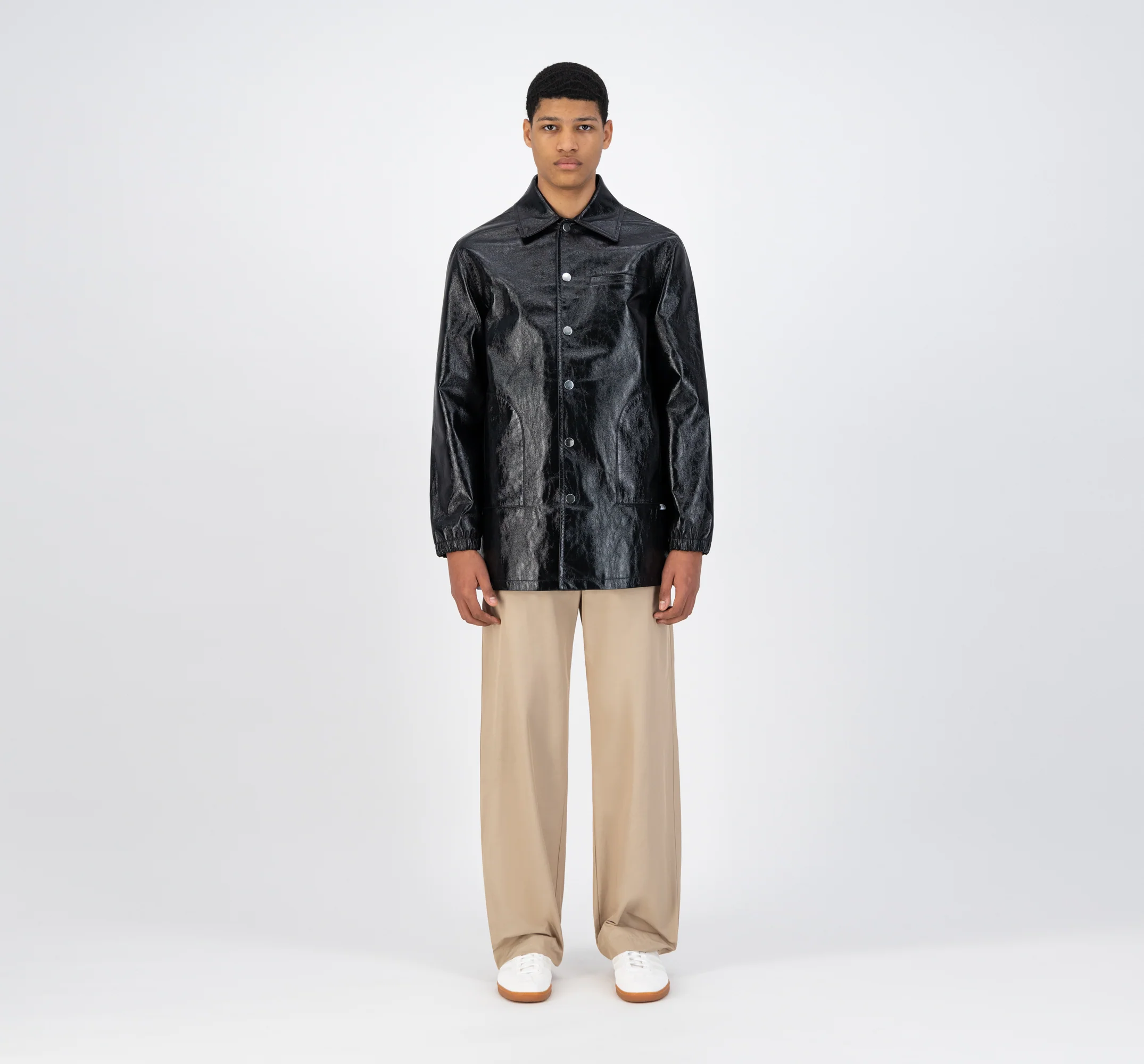 Veste Joe Patent - Noir - Image 4