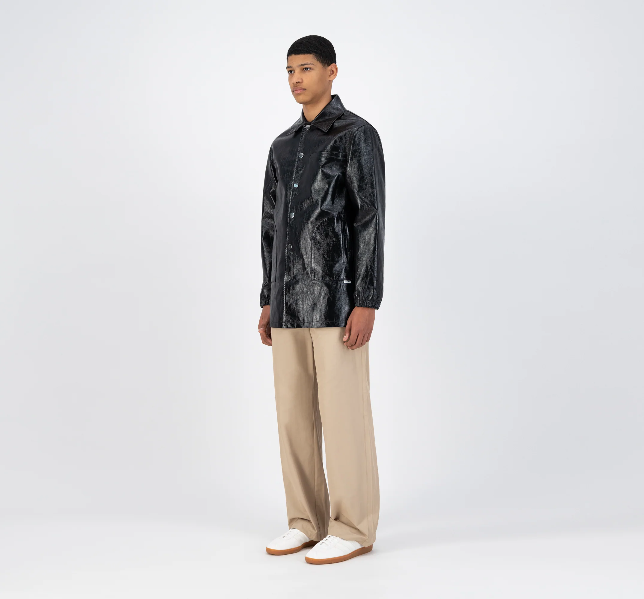 Veste Joe Patent - Noir - Image 5