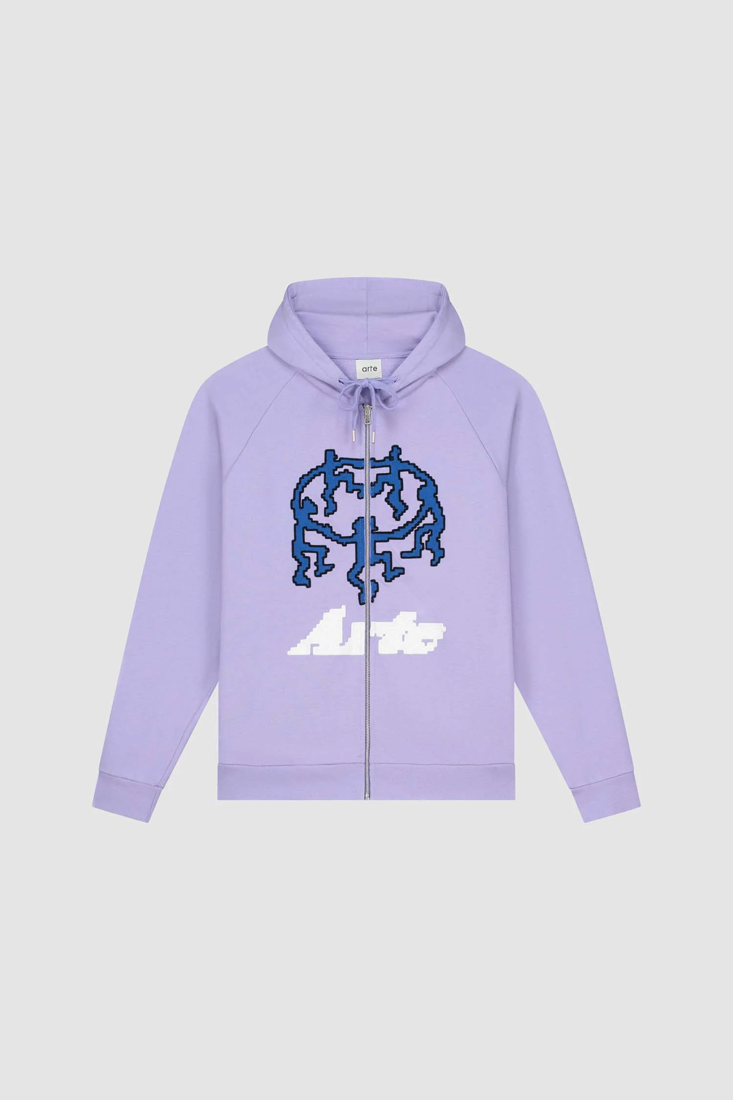 Joe Pixel Dancer Zip Hoodie - Lilas - Image 8