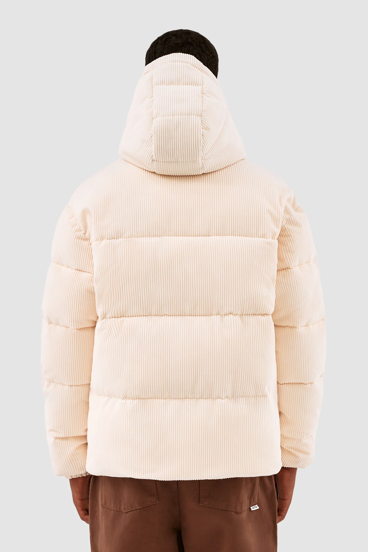Veste ample en velours côtelé Joey - Crème - Image 3