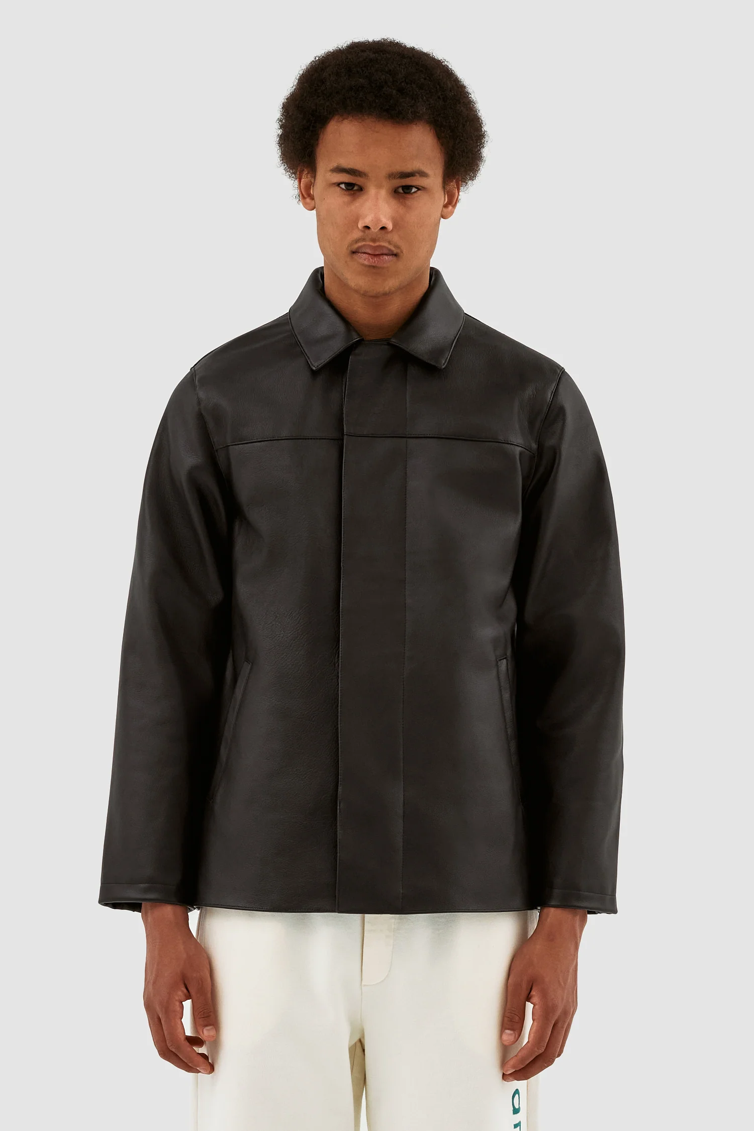 John Leather Jacket - Noir - Image 2
