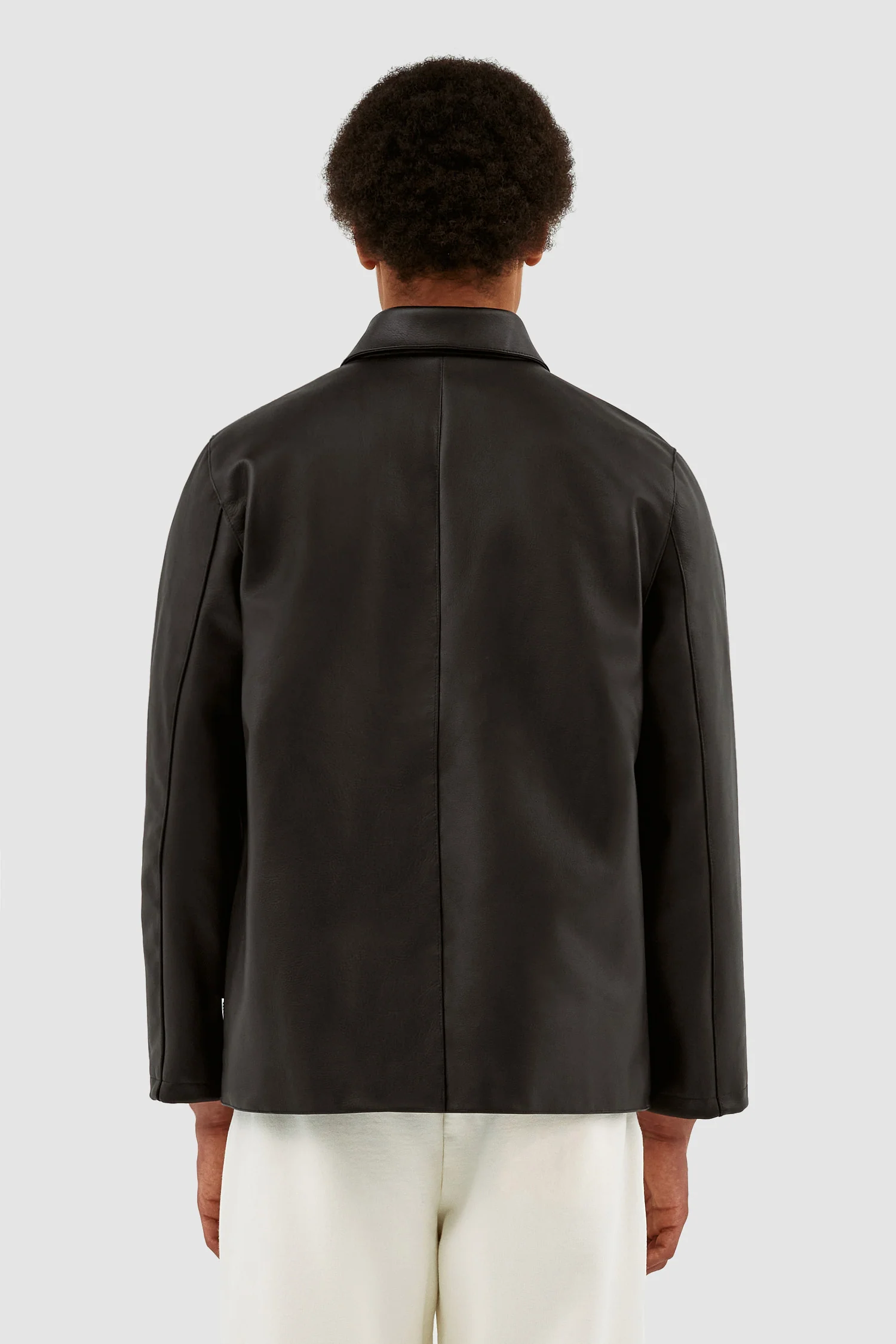 John Leather Jacket - Noir - Image 3