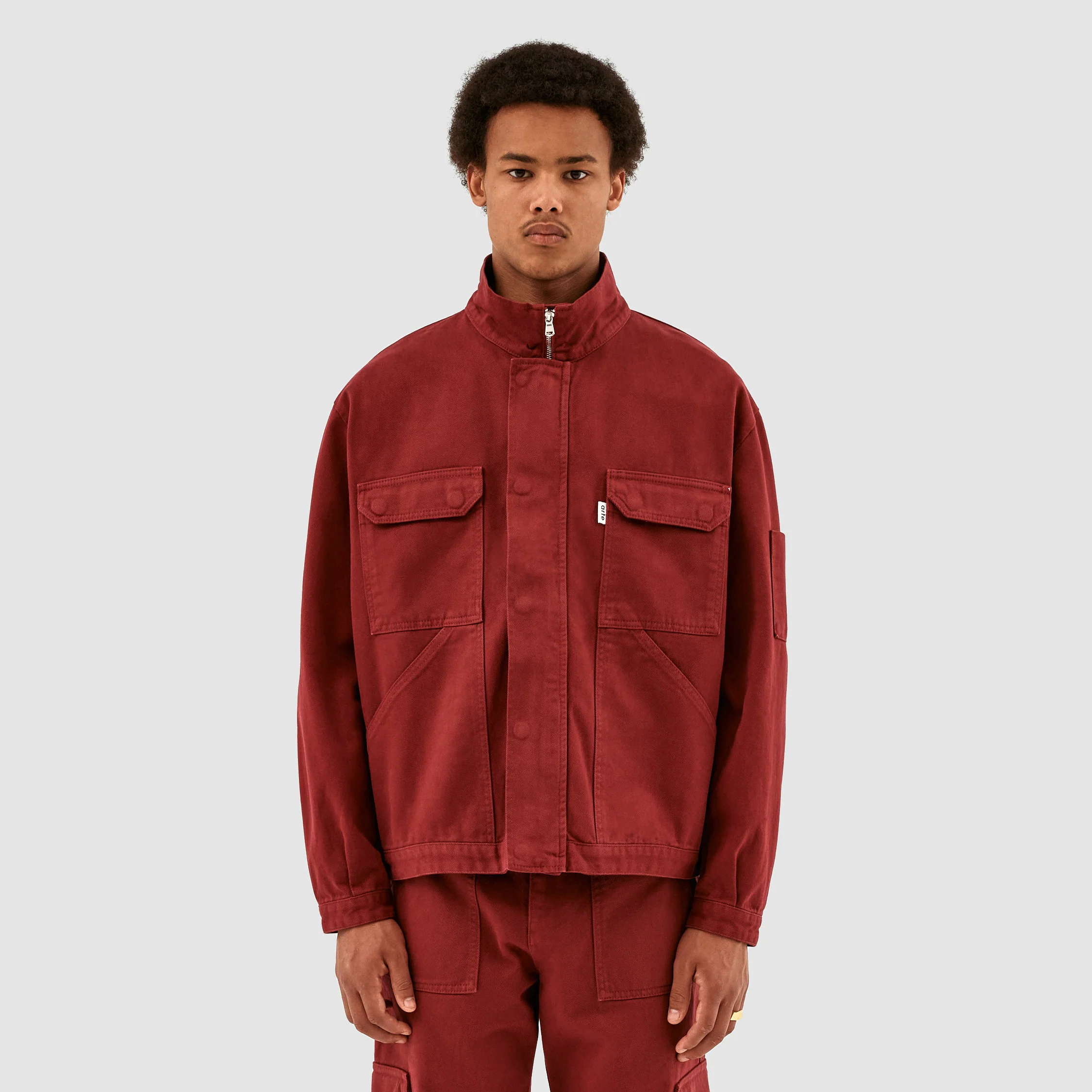 Veste à poches Johnson - Bordeaux