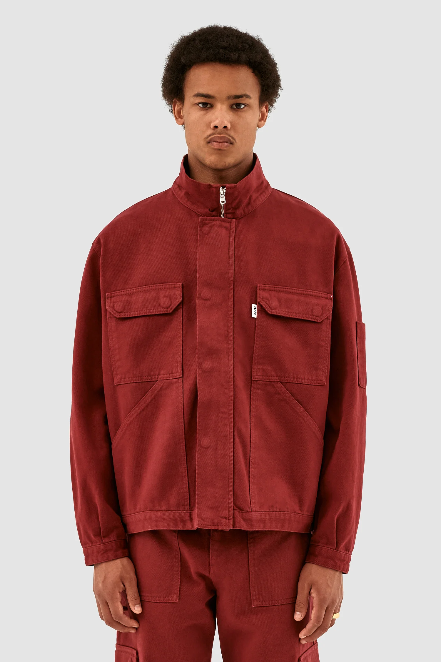 Veste à poches Johnson - Bordeaux - Image 2
