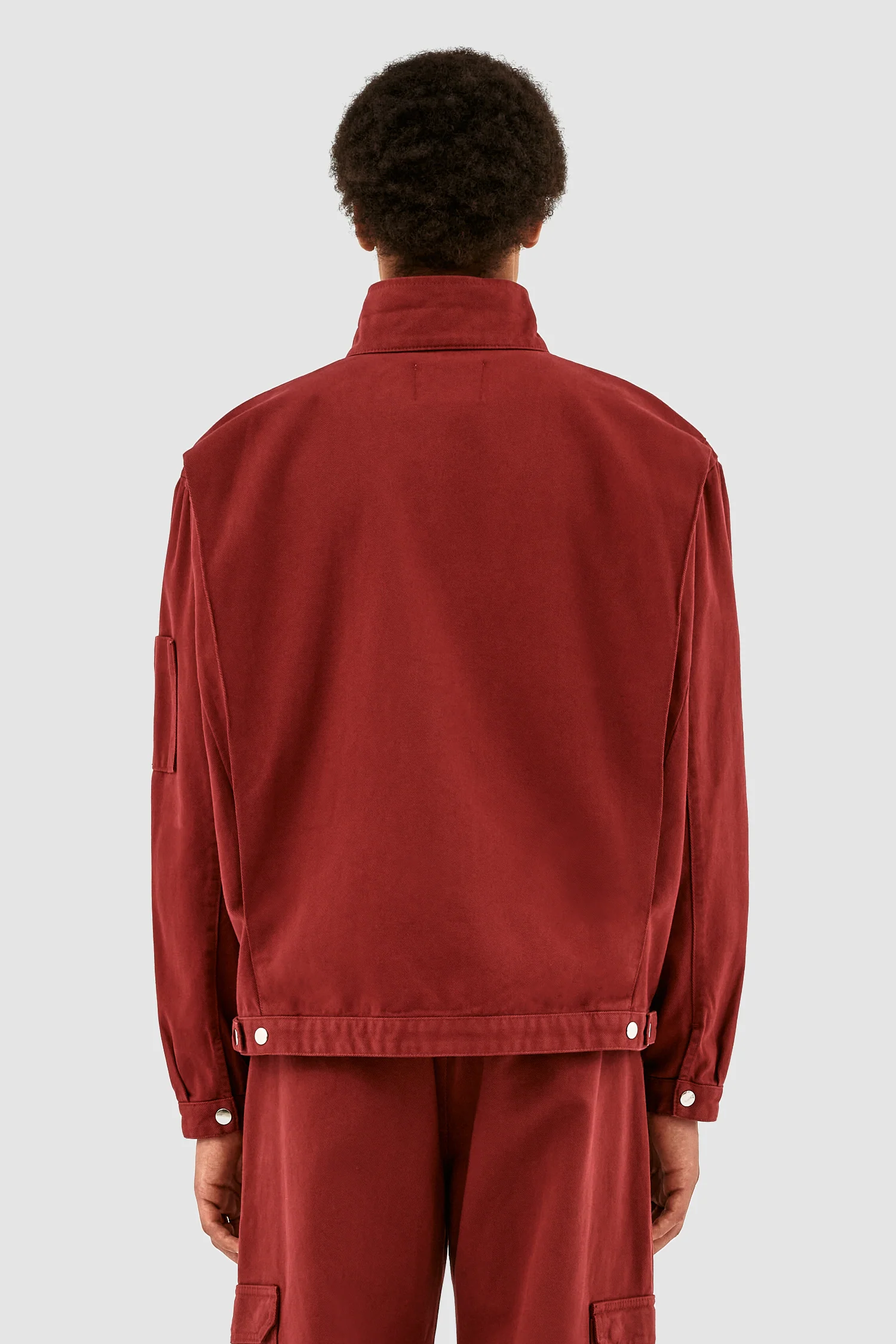 Veste à poches Johnson - Bordeaux - Image 3