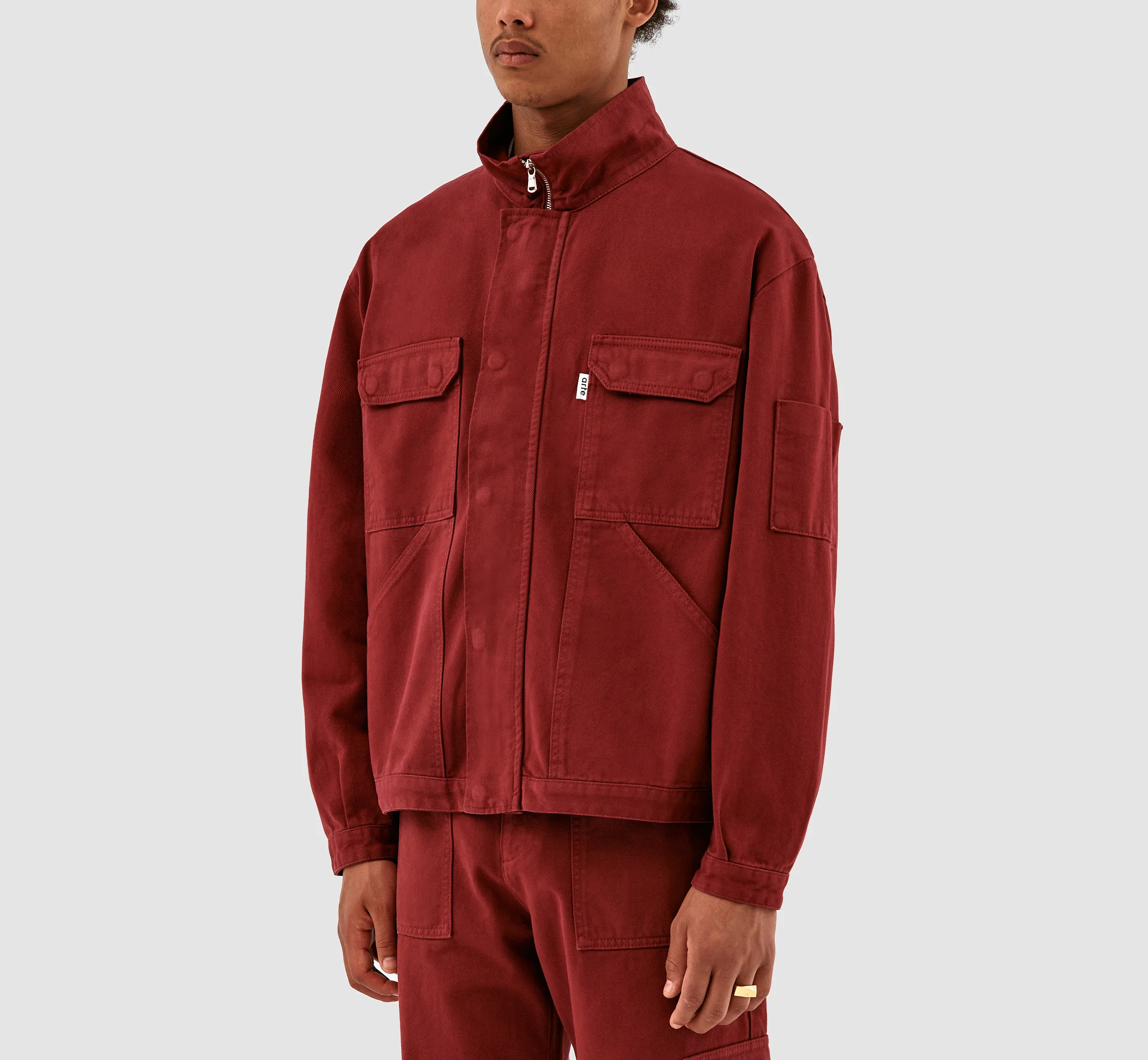 Veste à poches Johnson - Bordeaux - Image 4