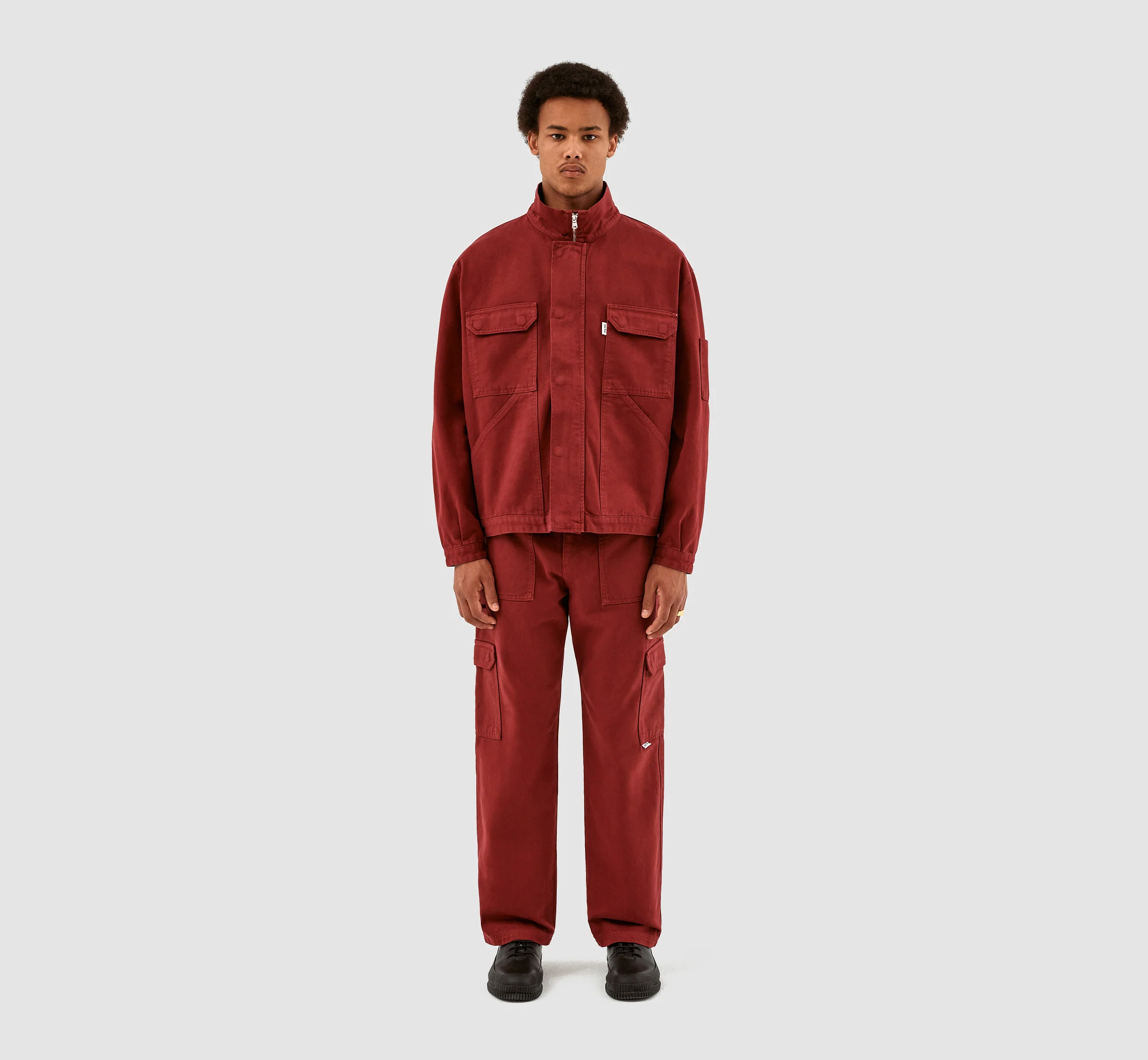 Veste à poches Johnson - Bordeaux - Image 5
