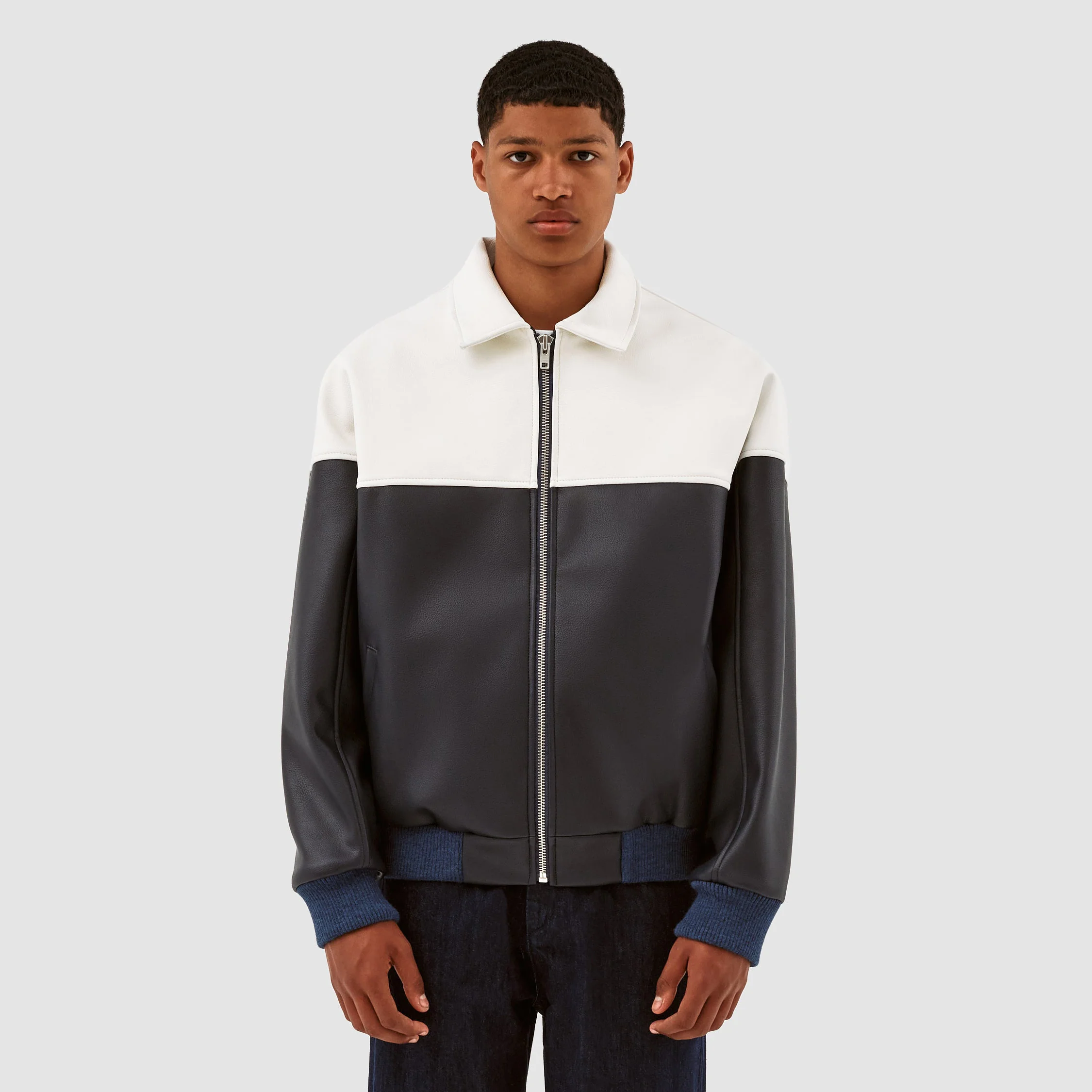 Veste Jonah Colorblock - Blanc/Marine