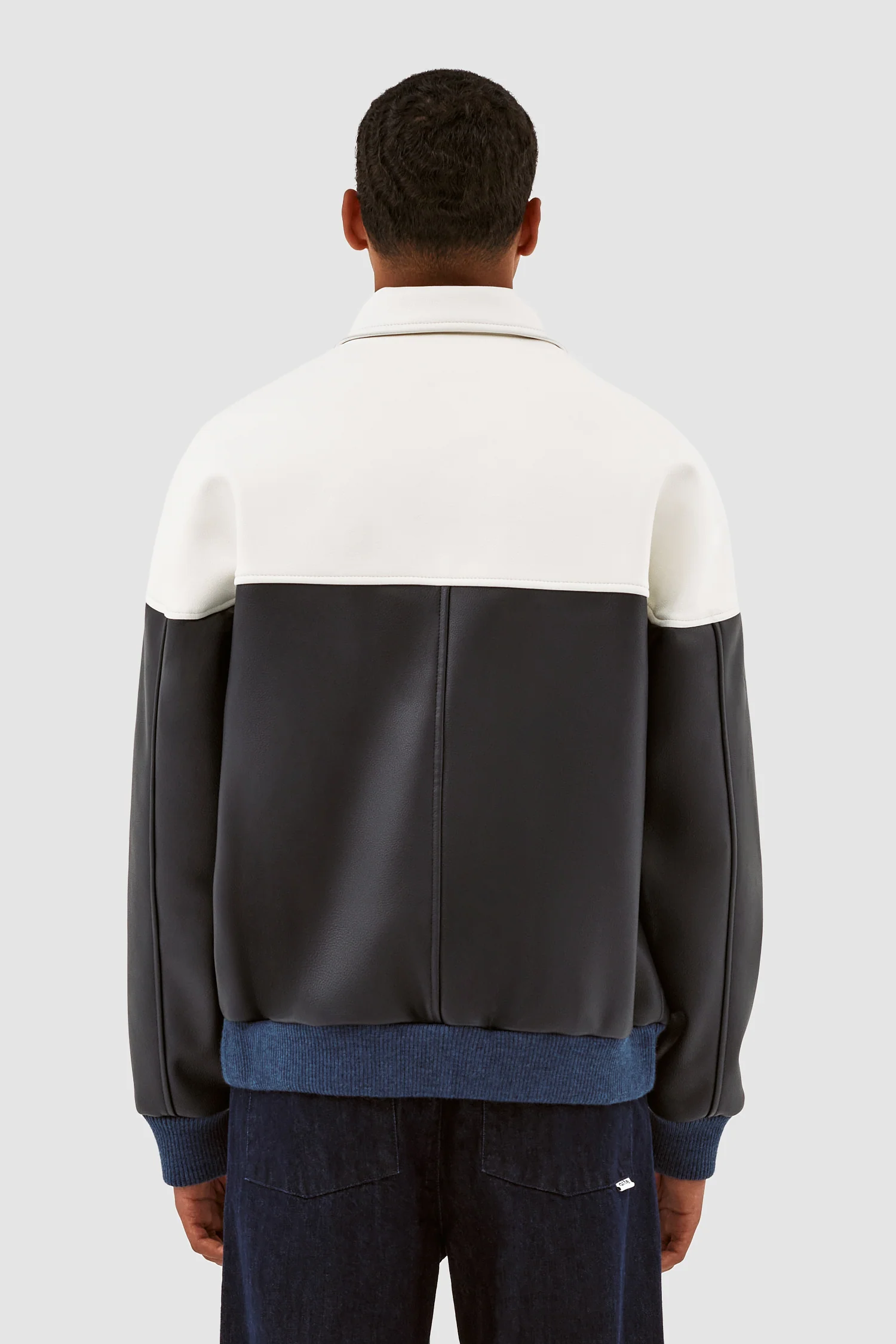 Veste Jonah Colorblock - Blanc/Marine - Image 3