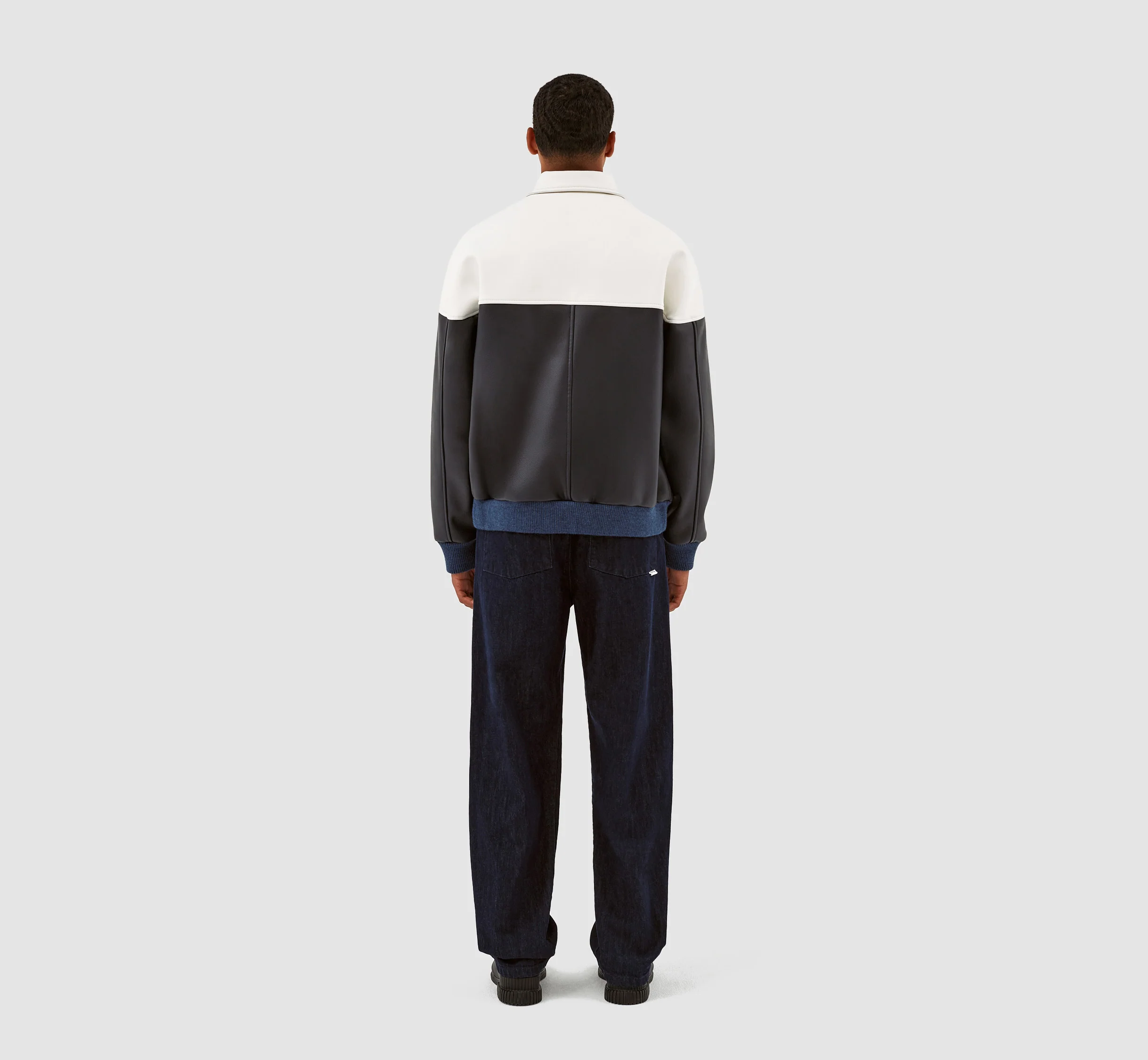 Veste Jonah Colorblock - Blanc/Marine - Image 6