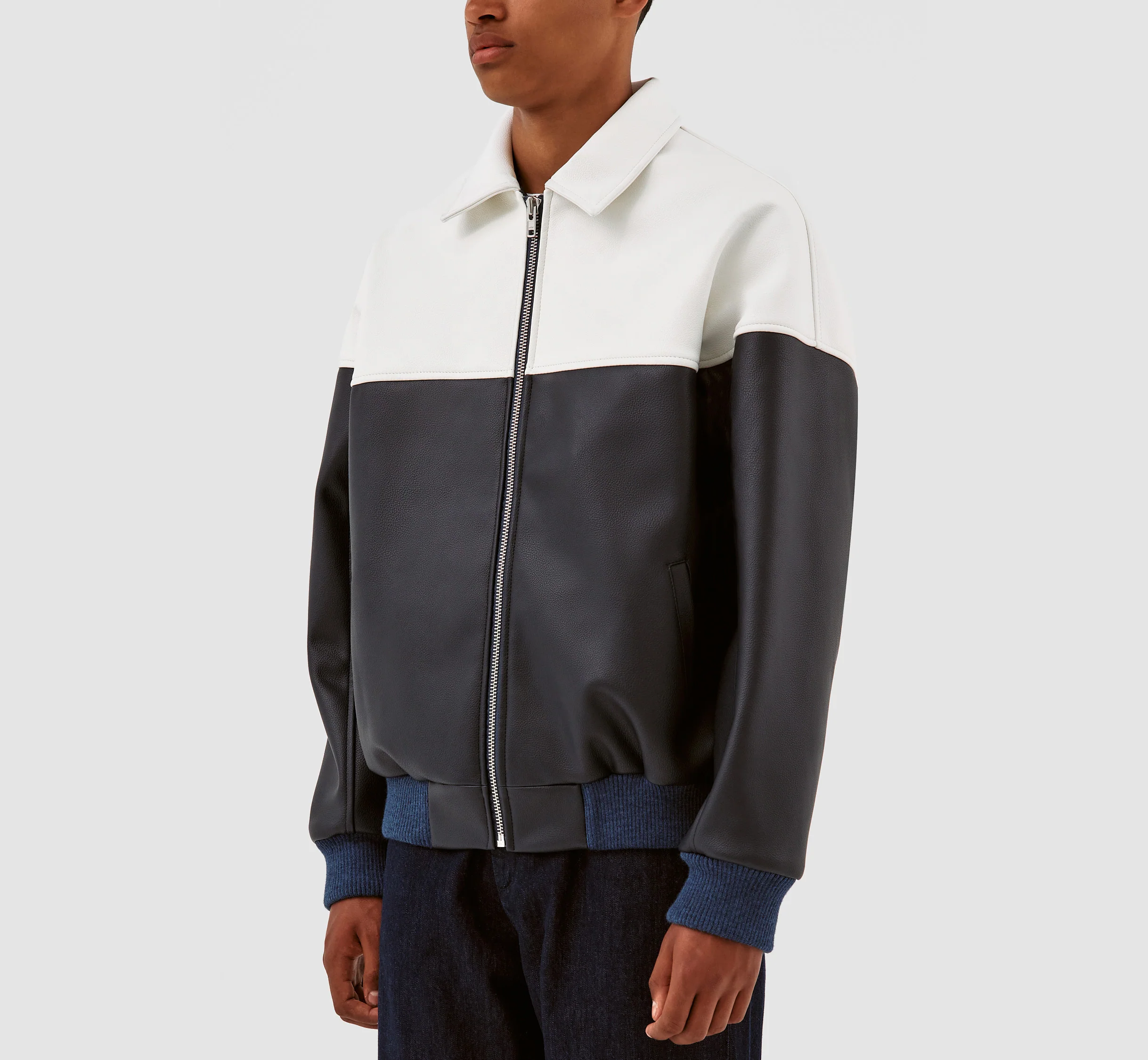 Veste Jonah Colorblock - Blanc/Marine - Image 7