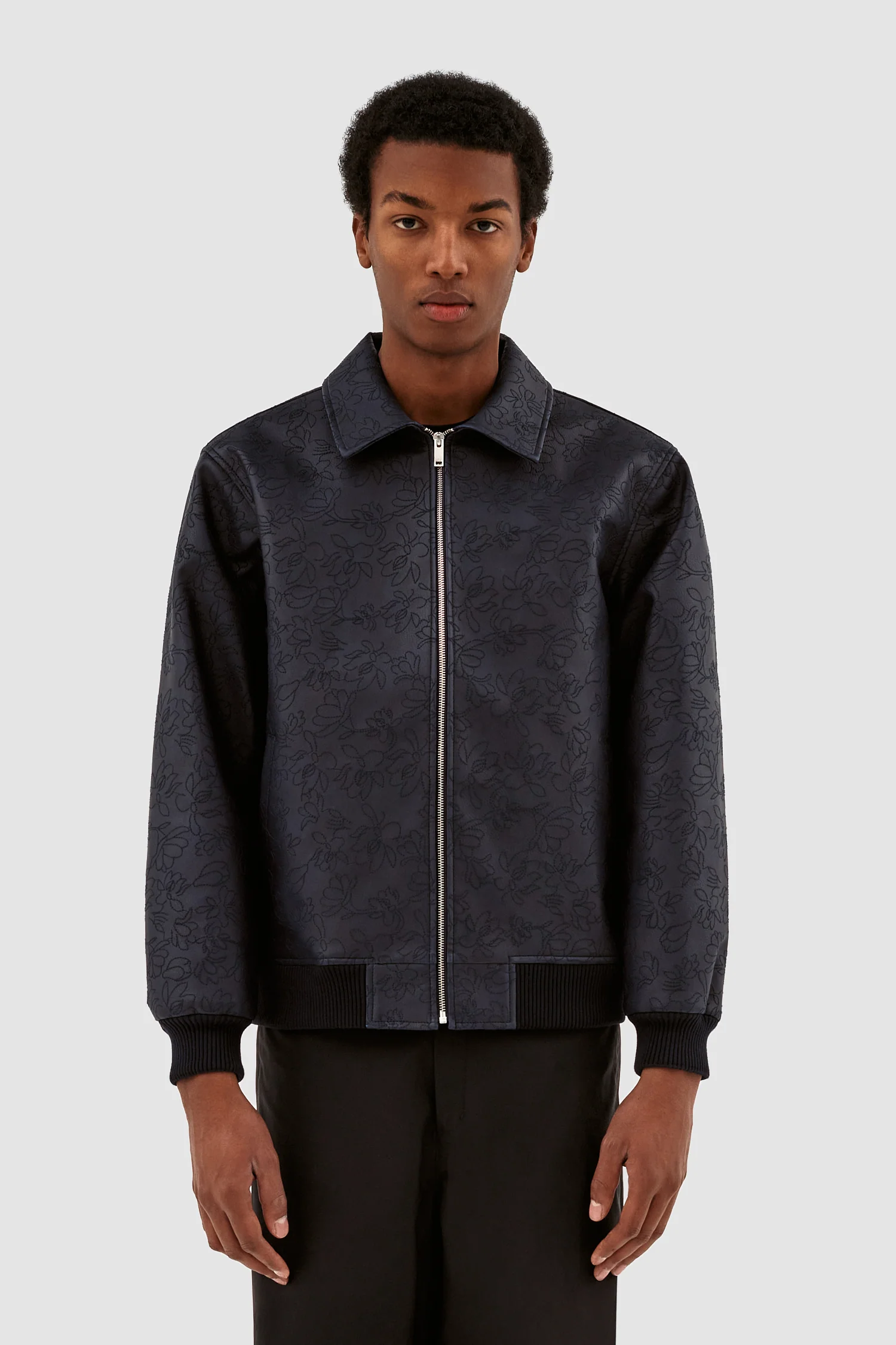 Veste brodée Jonah - Marine - Image 2