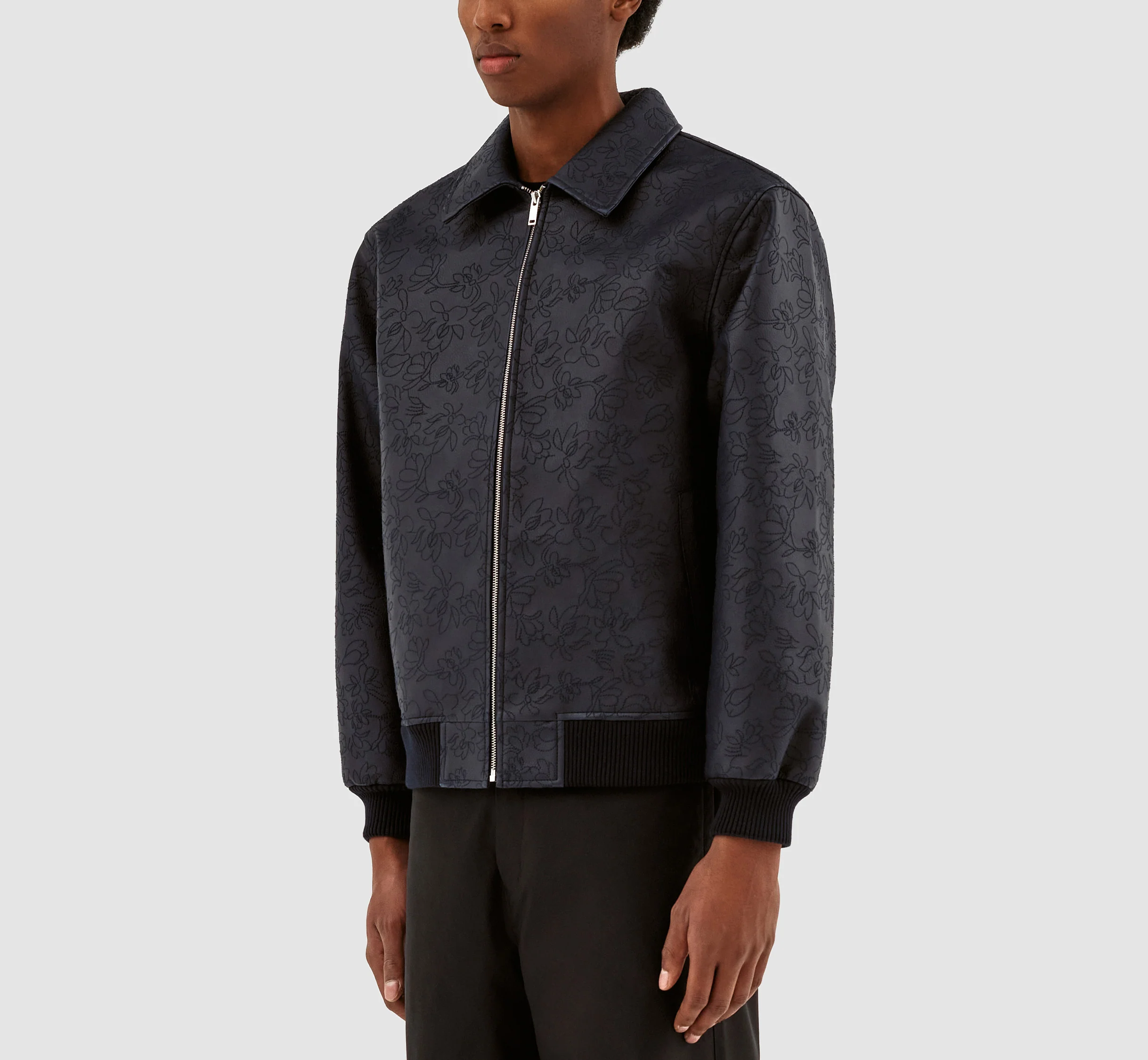Veste brodée Jonah - Marine - Image 4