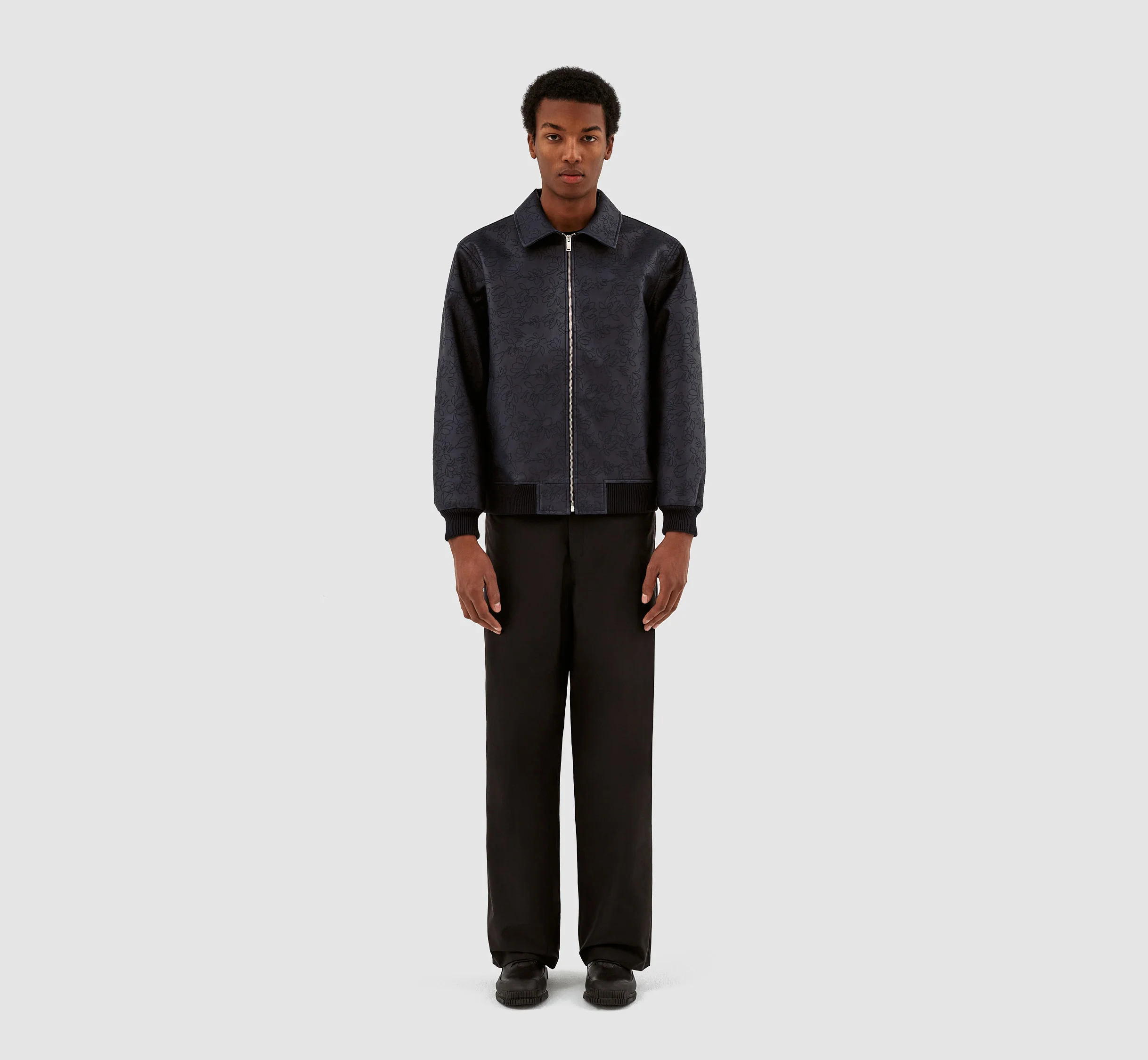 Veste brodée Jonah - Marine - Image 5
