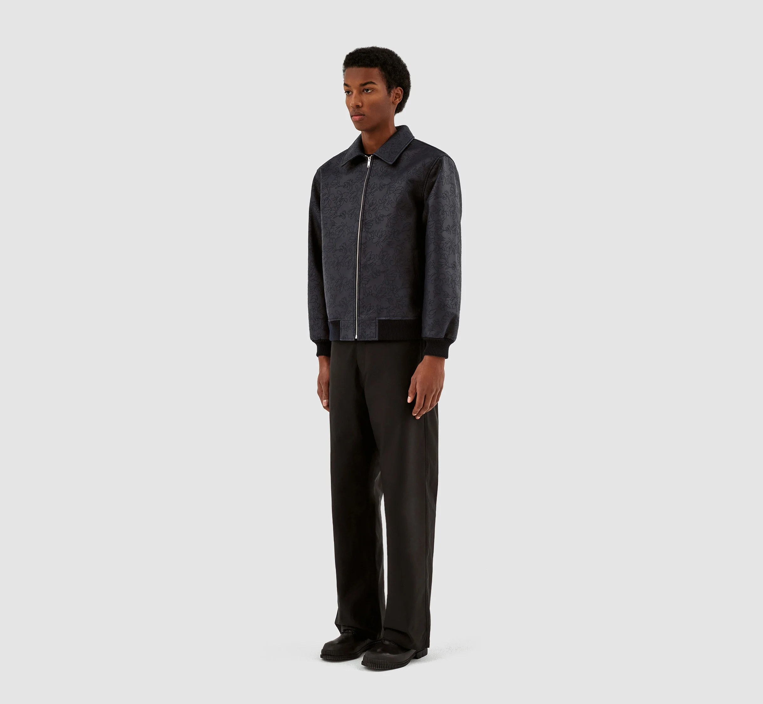 Veste brodée Jonah - Marine - Image 6
