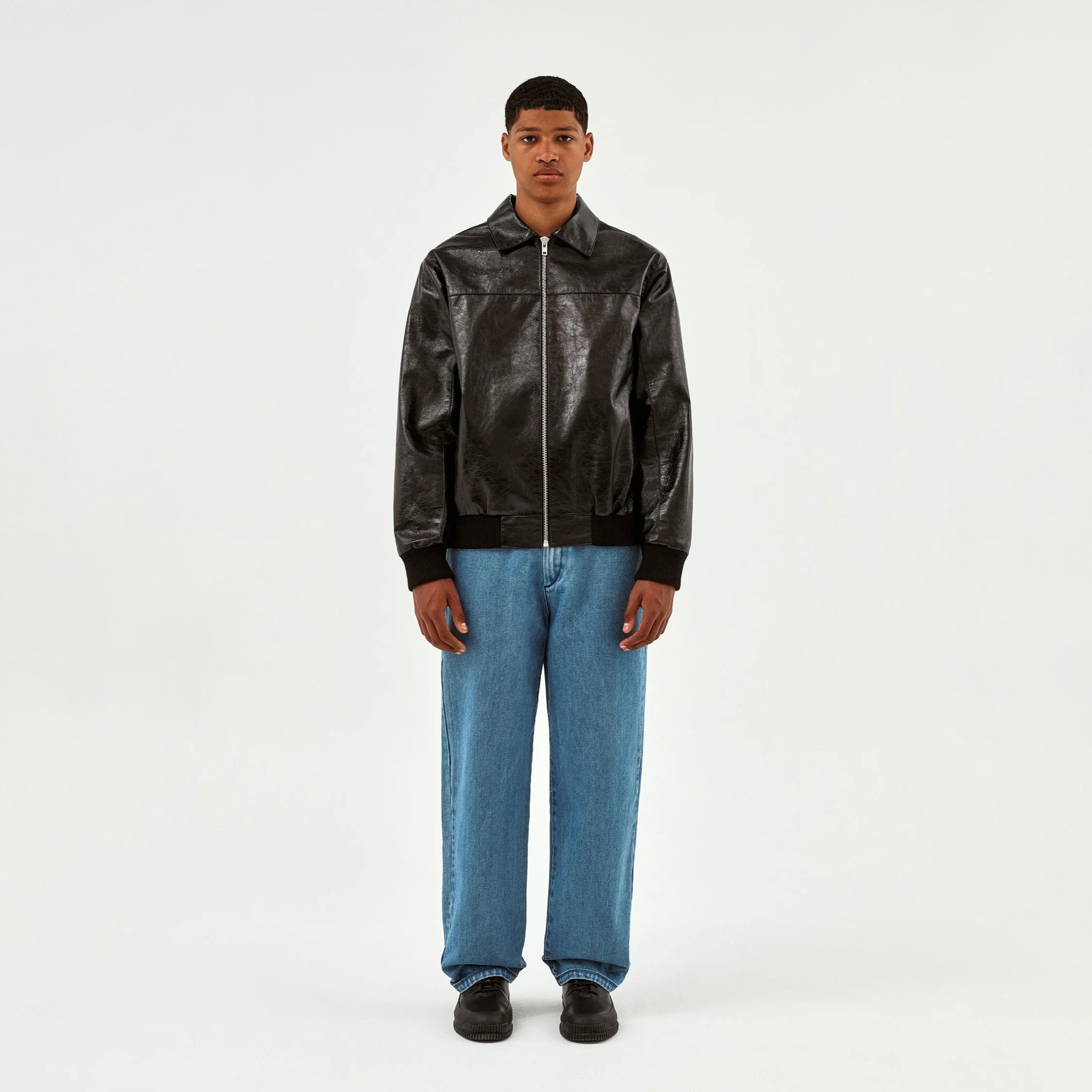 Veste brevetée Jonah - Noir