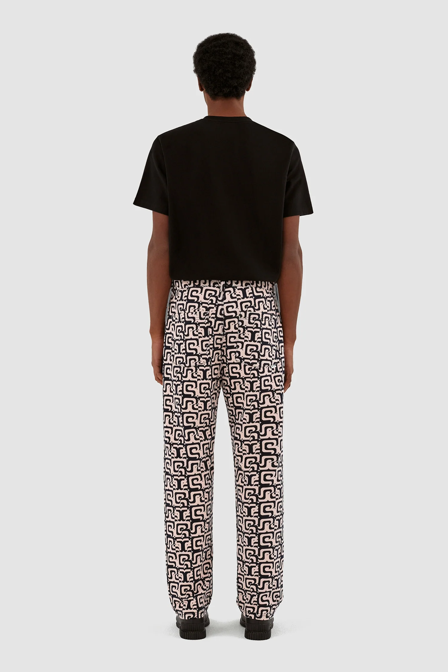 Pantalon Jonas Allover - Marine/Crème - Image 7