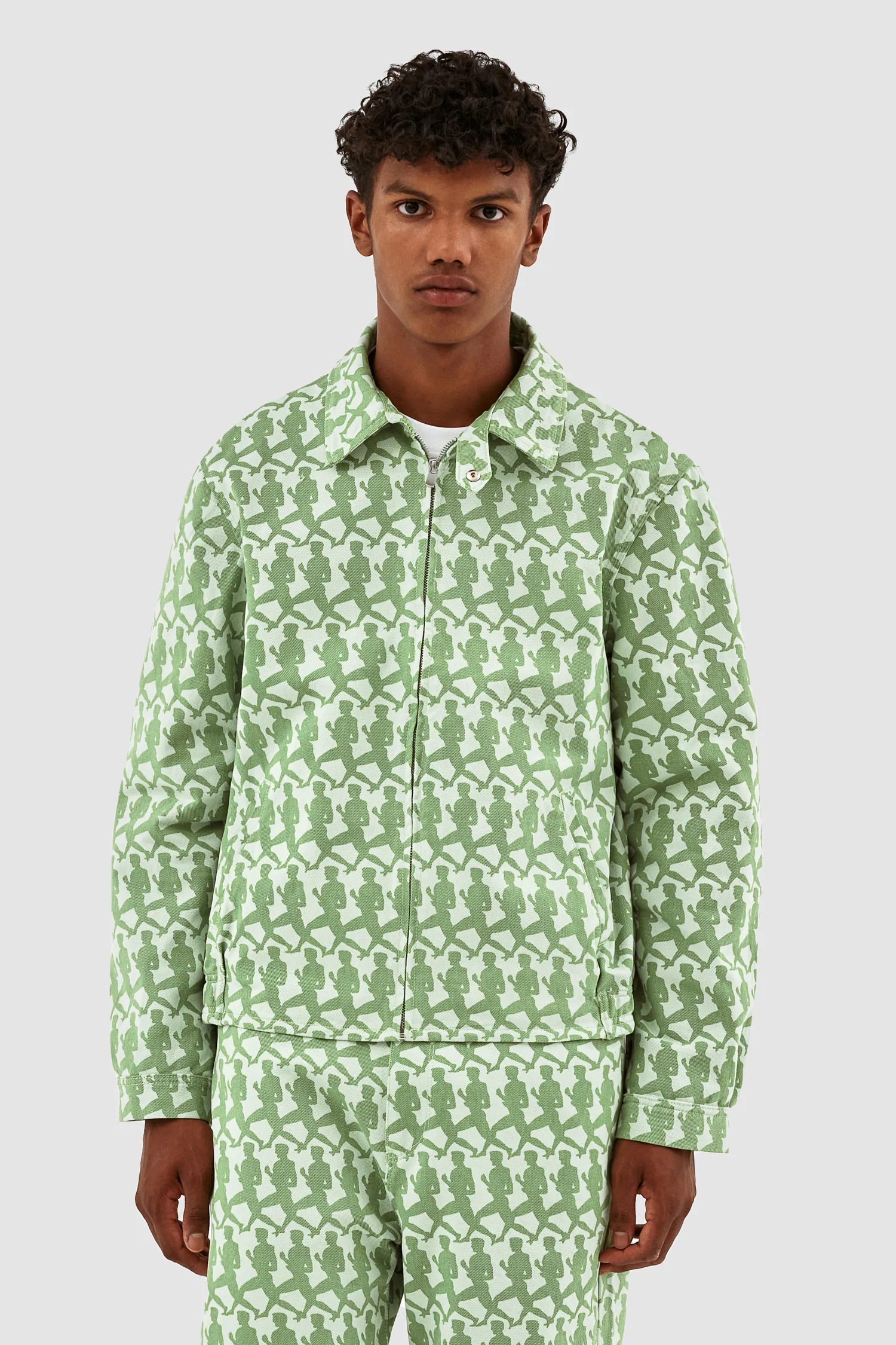 Veste Jones Allover - Vert - Image 2