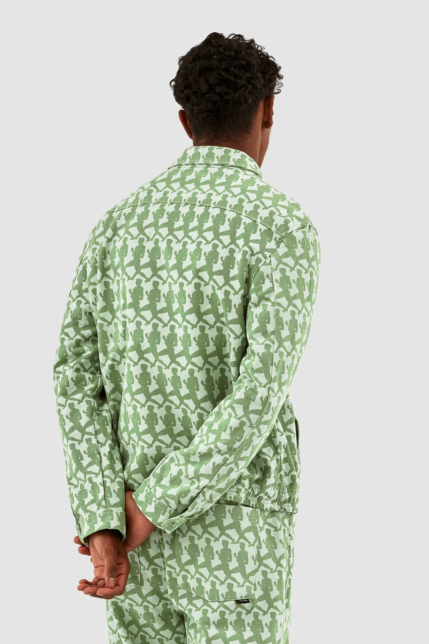 Veste Jones Allover - Vert - Image 3