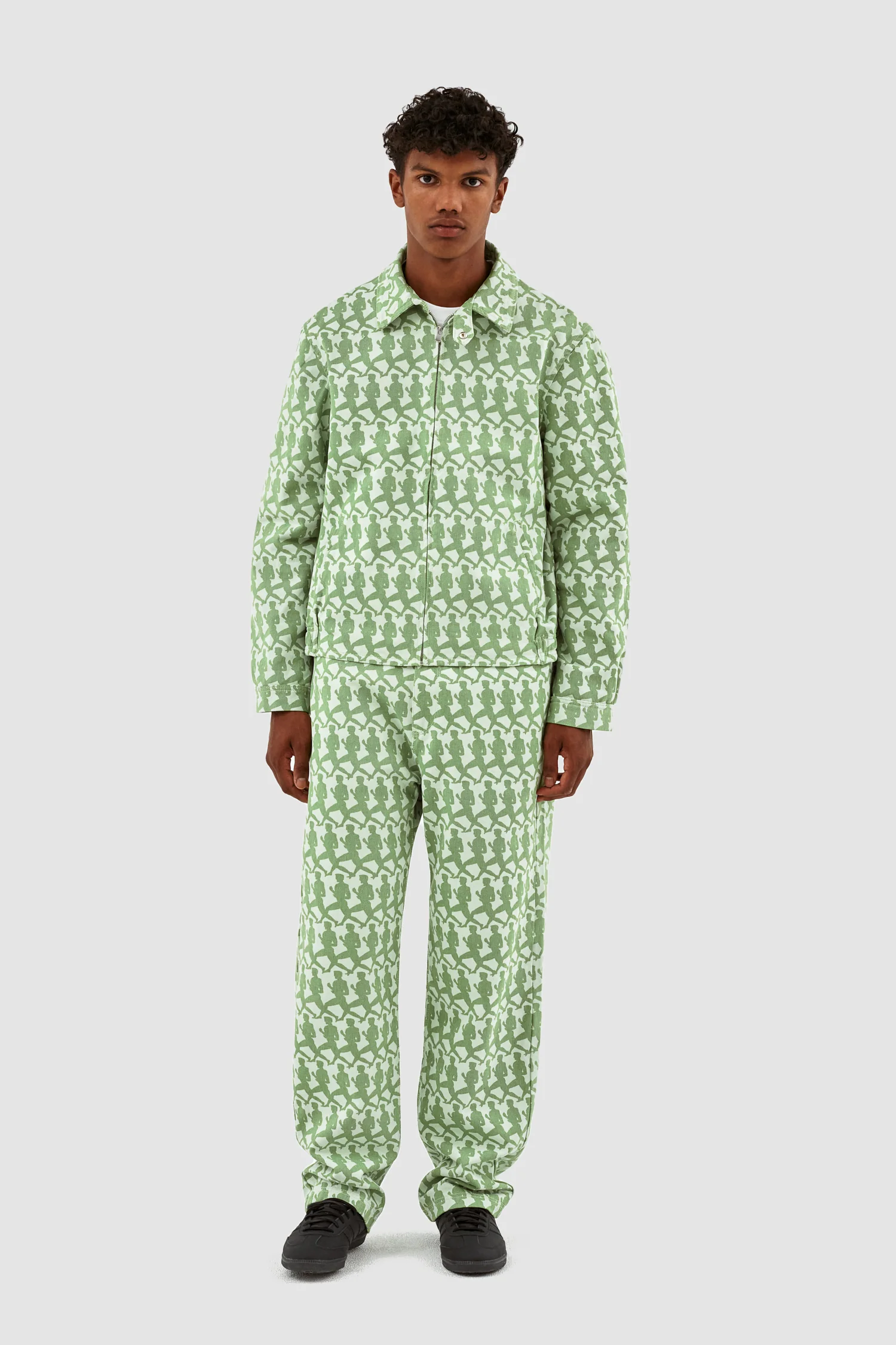 Veste Jones Allover - Vert - Image 4