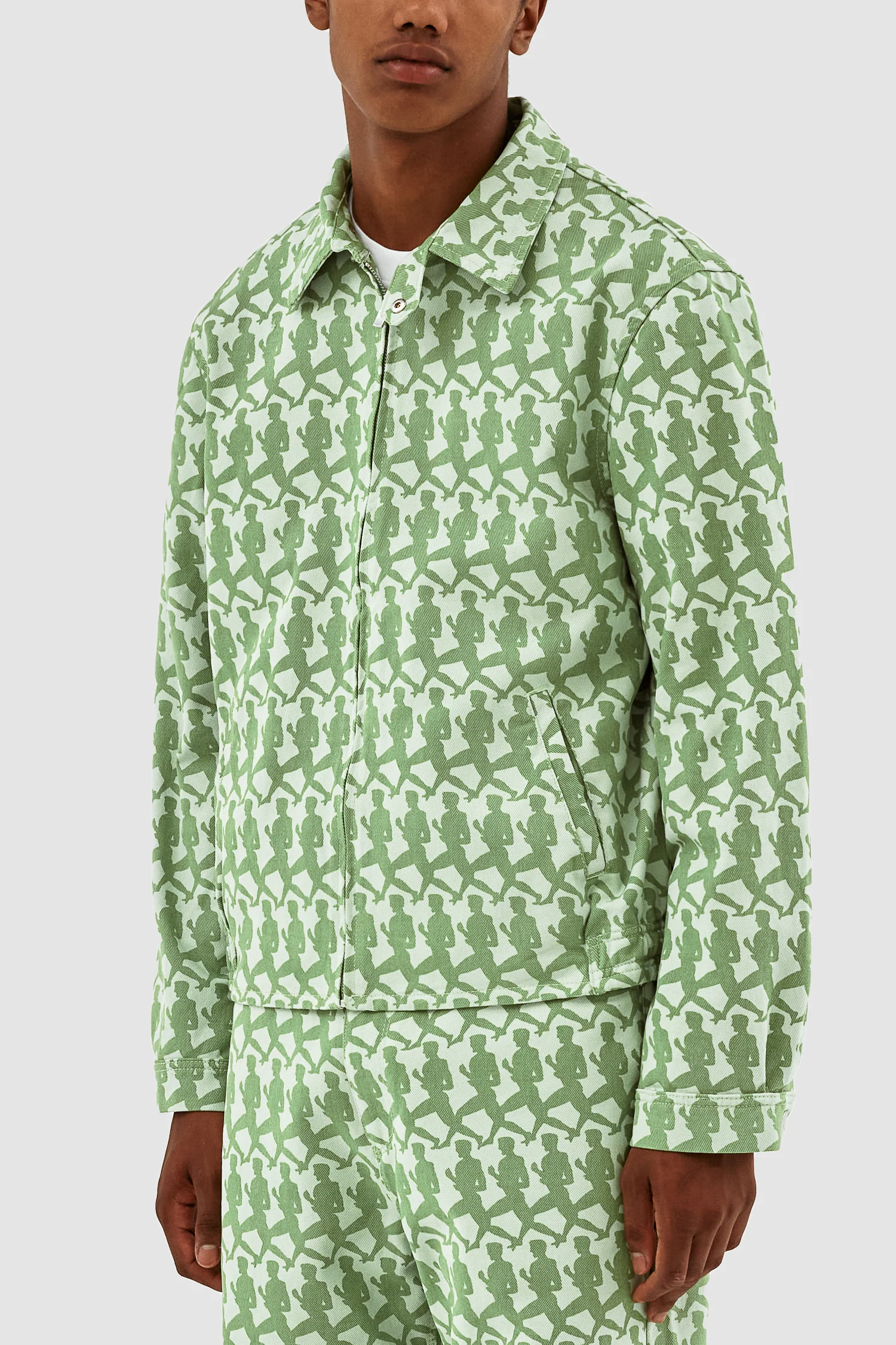 Veste Jones Allover - Vert - Image 7